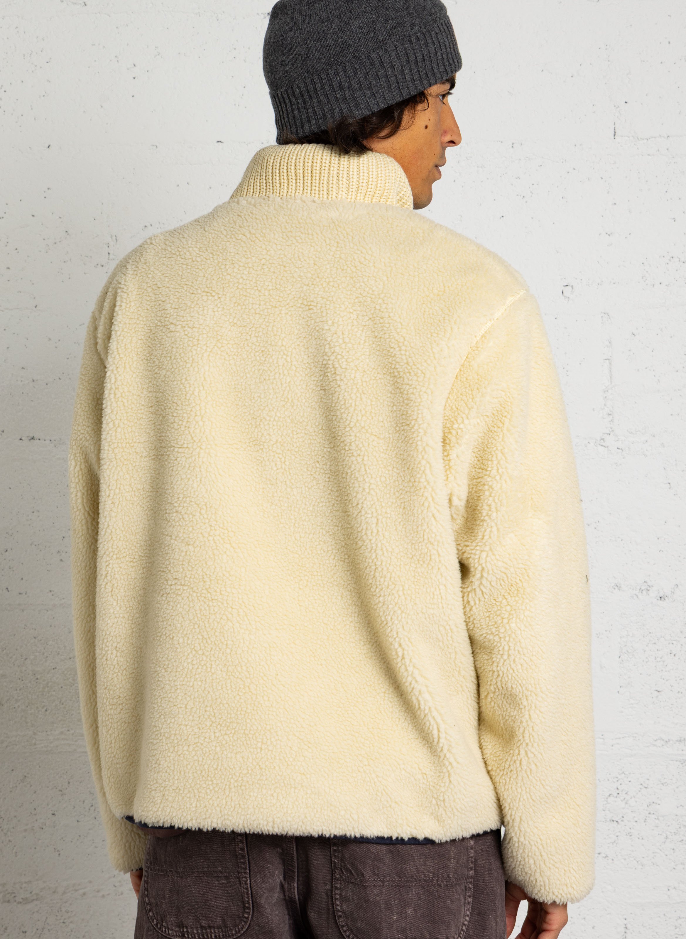 High-neck fleece NAPAPIJRI White