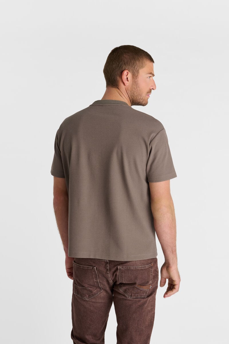 Round-neck T-shirt LE TEMPS DES CERISES Brown