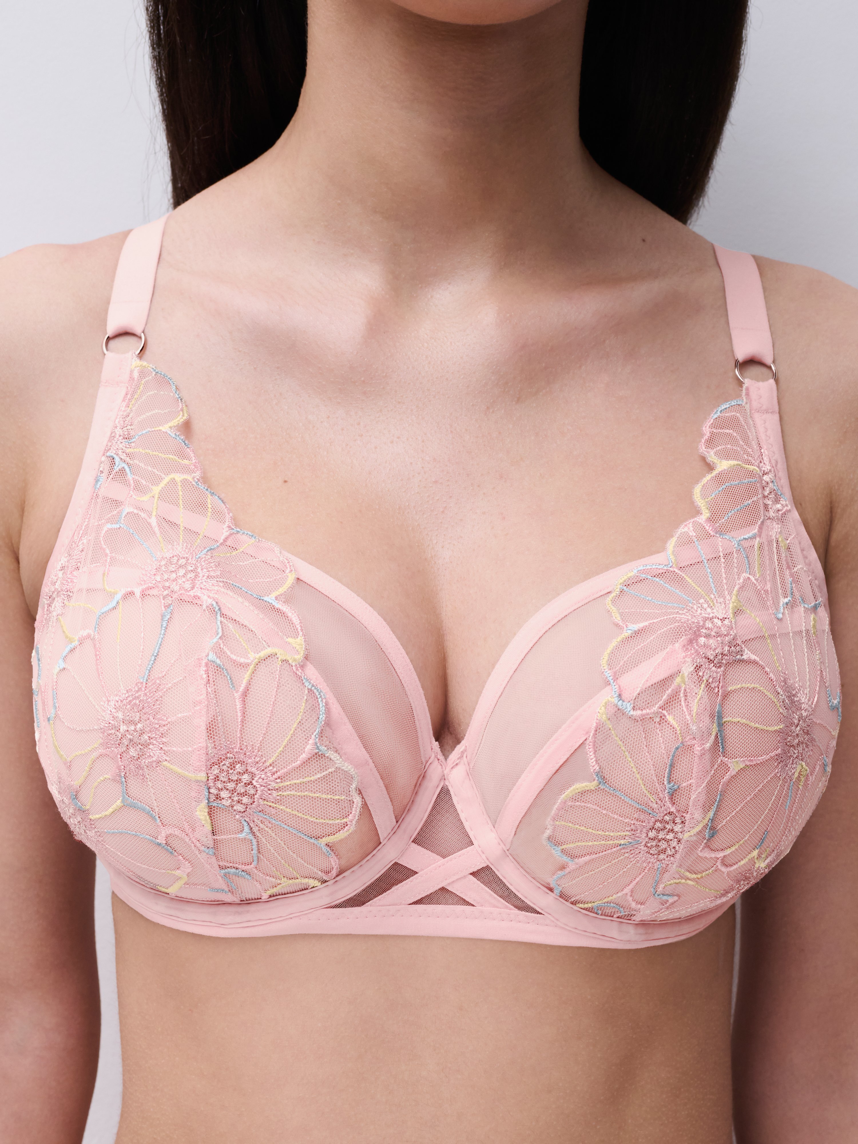 Full-cup bra CHANTELLE PULP Pink