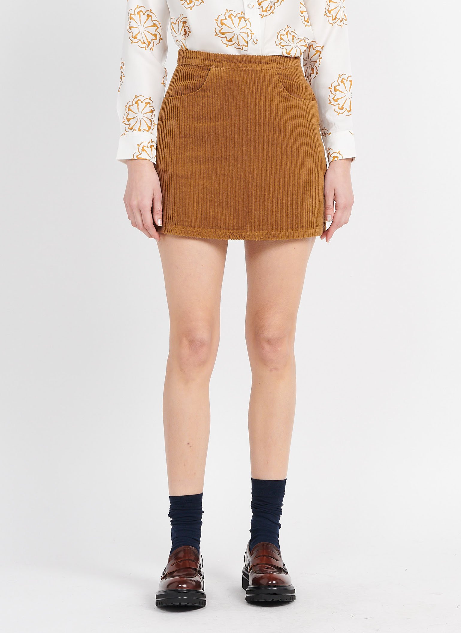 Jupe courte en jean SOI PARIS