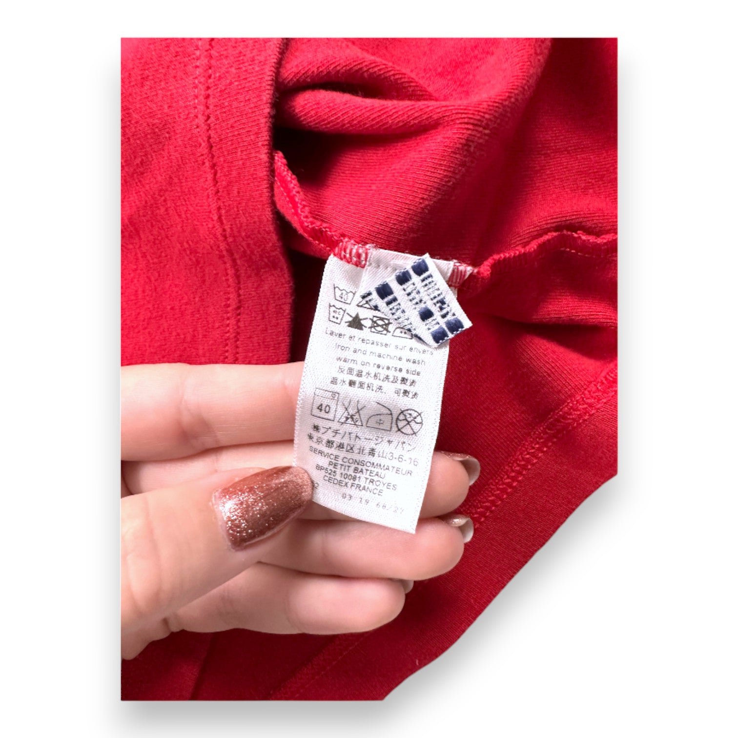 Red Children's Blouse - 6 years PETIT BATEAU - Seconde Main Red