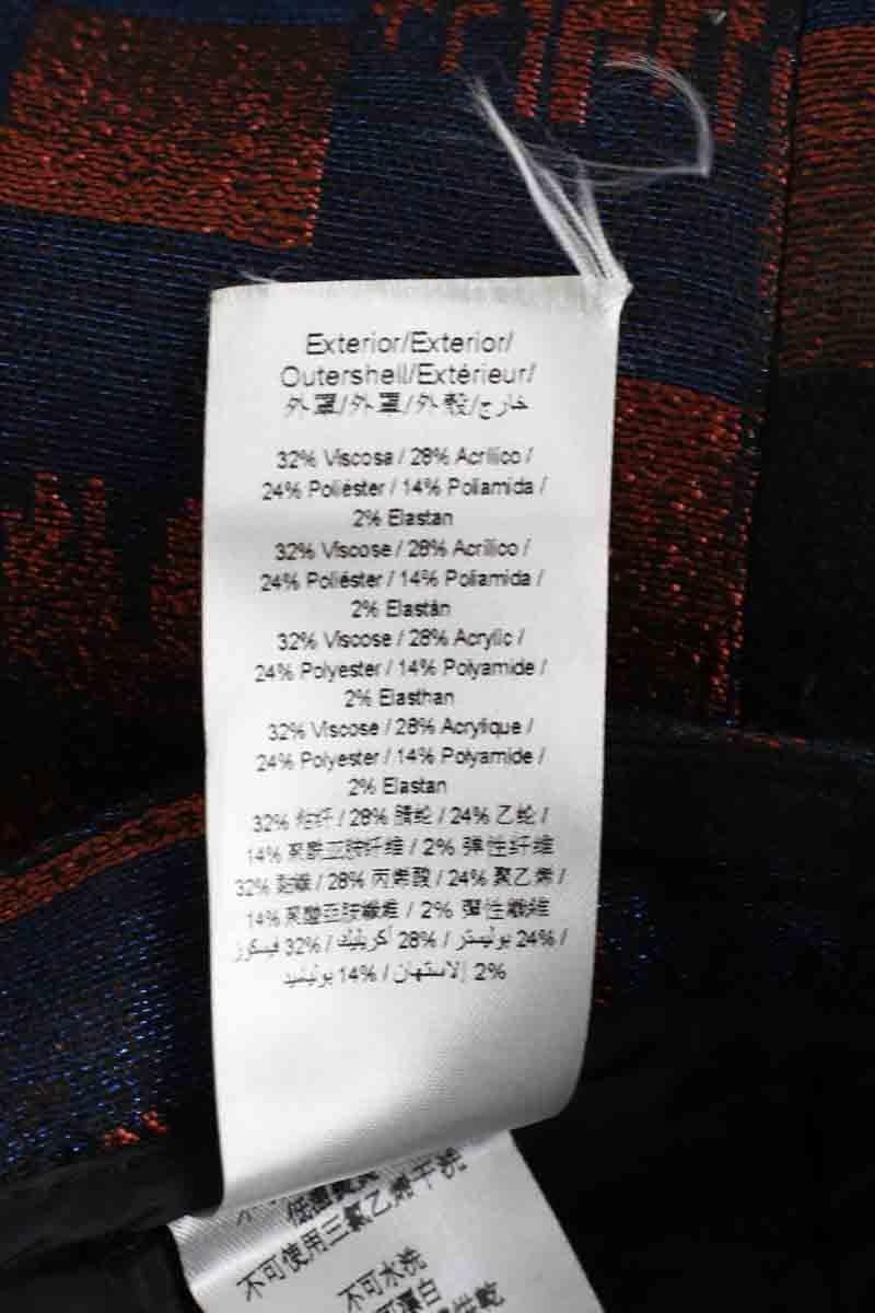 Multicolored straight pants Multicolored