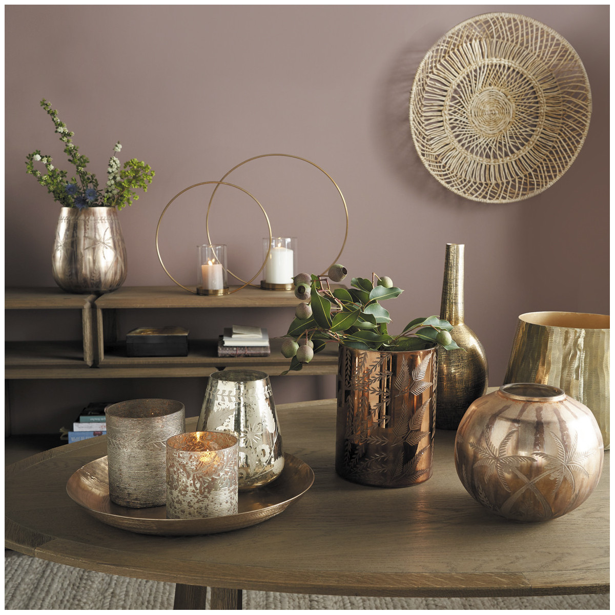 Décoration murale matta - petit modèle BLANC D'IVOIRE Beige