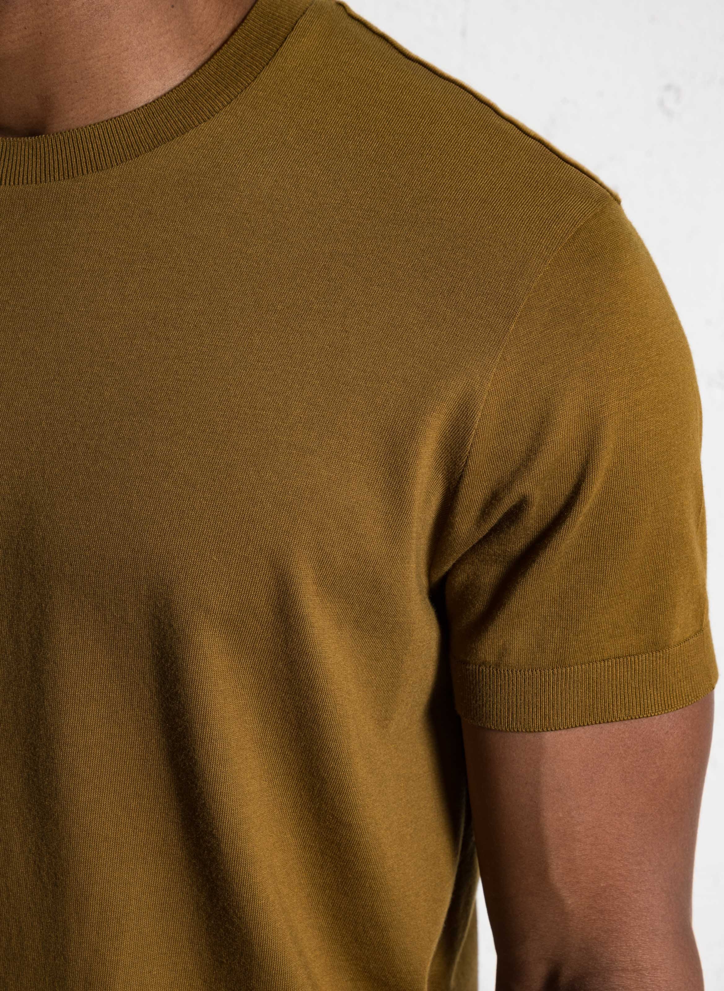 Gerader Rundhalsausschnitt-Pullover IKKS Gelb