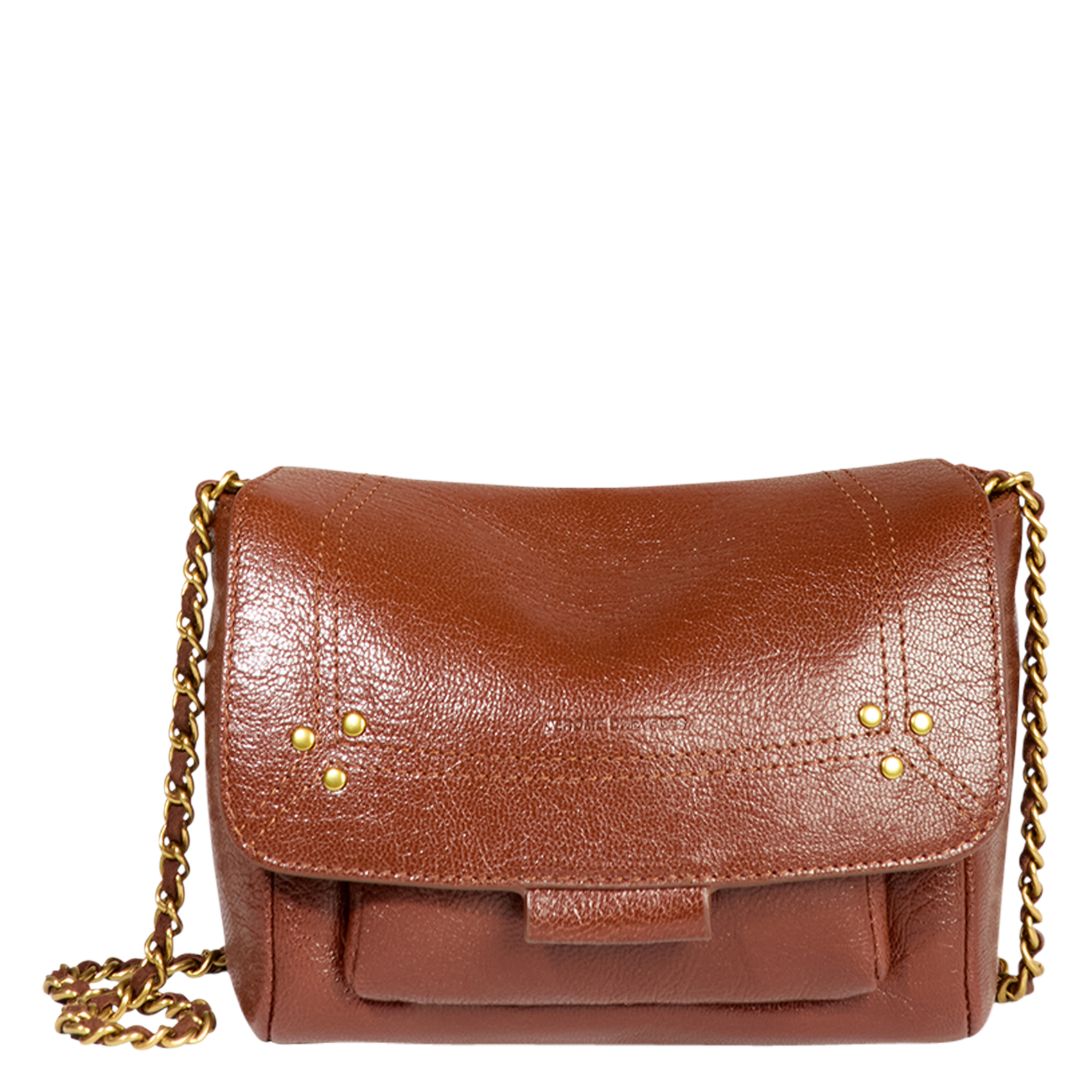 Mini leather shoulder bag JEROME DREYFUSS