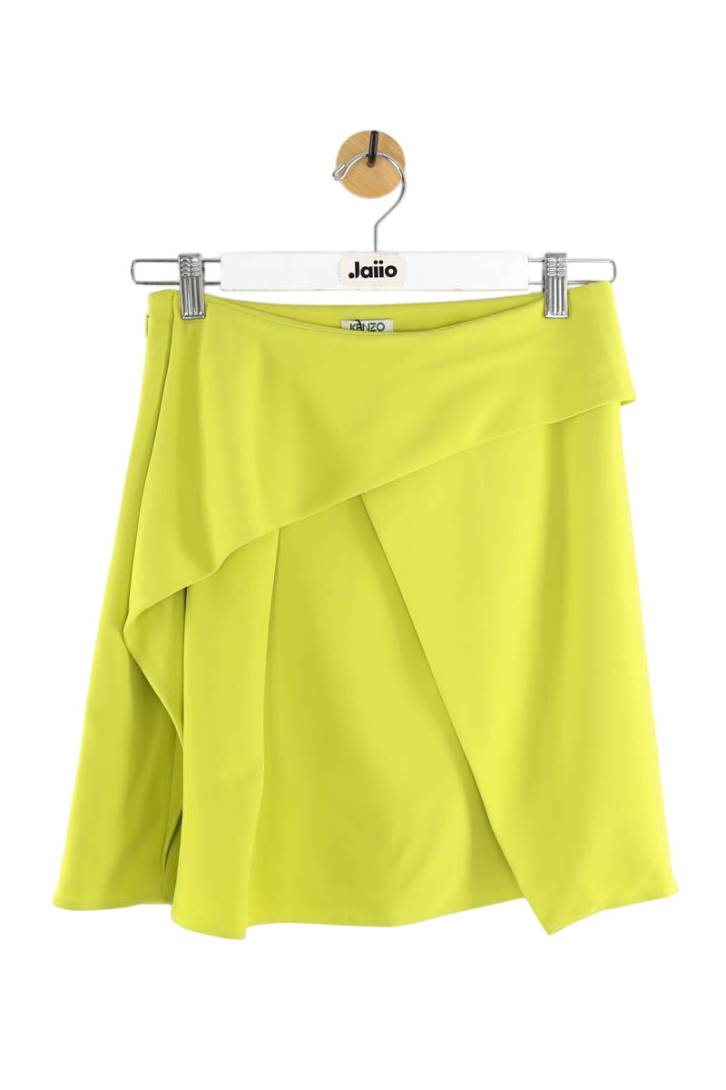 Green mini skirt KENZO - SECONDE MAIN Green