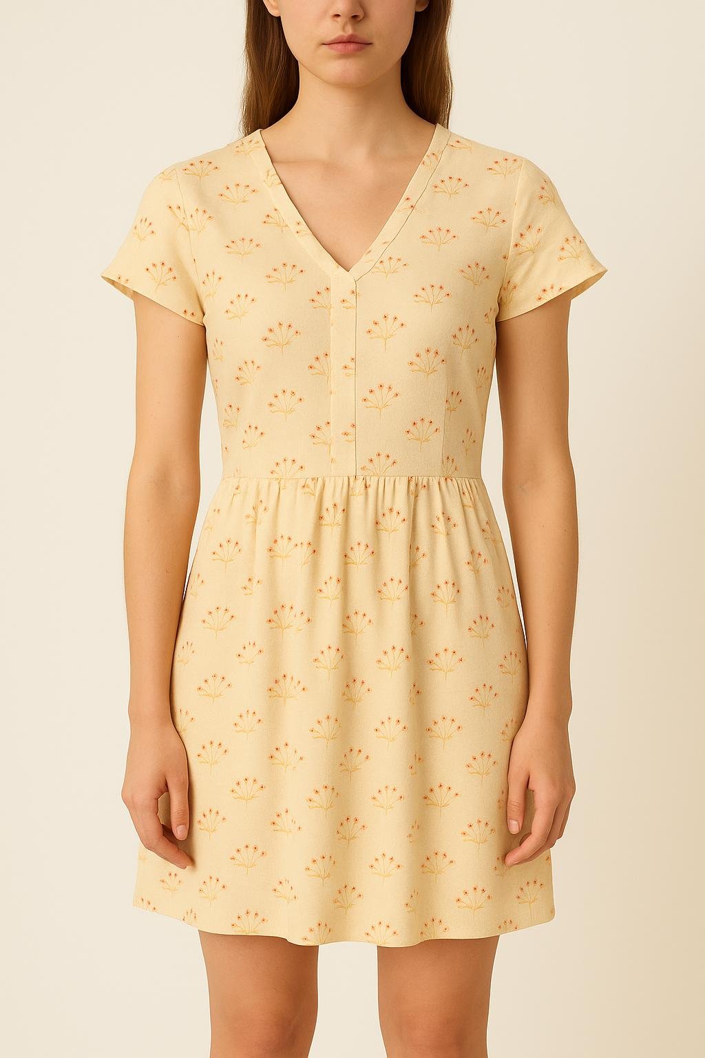 Midi dress COMPTOIR DES COTONNIERS - Seconde main Multicolored