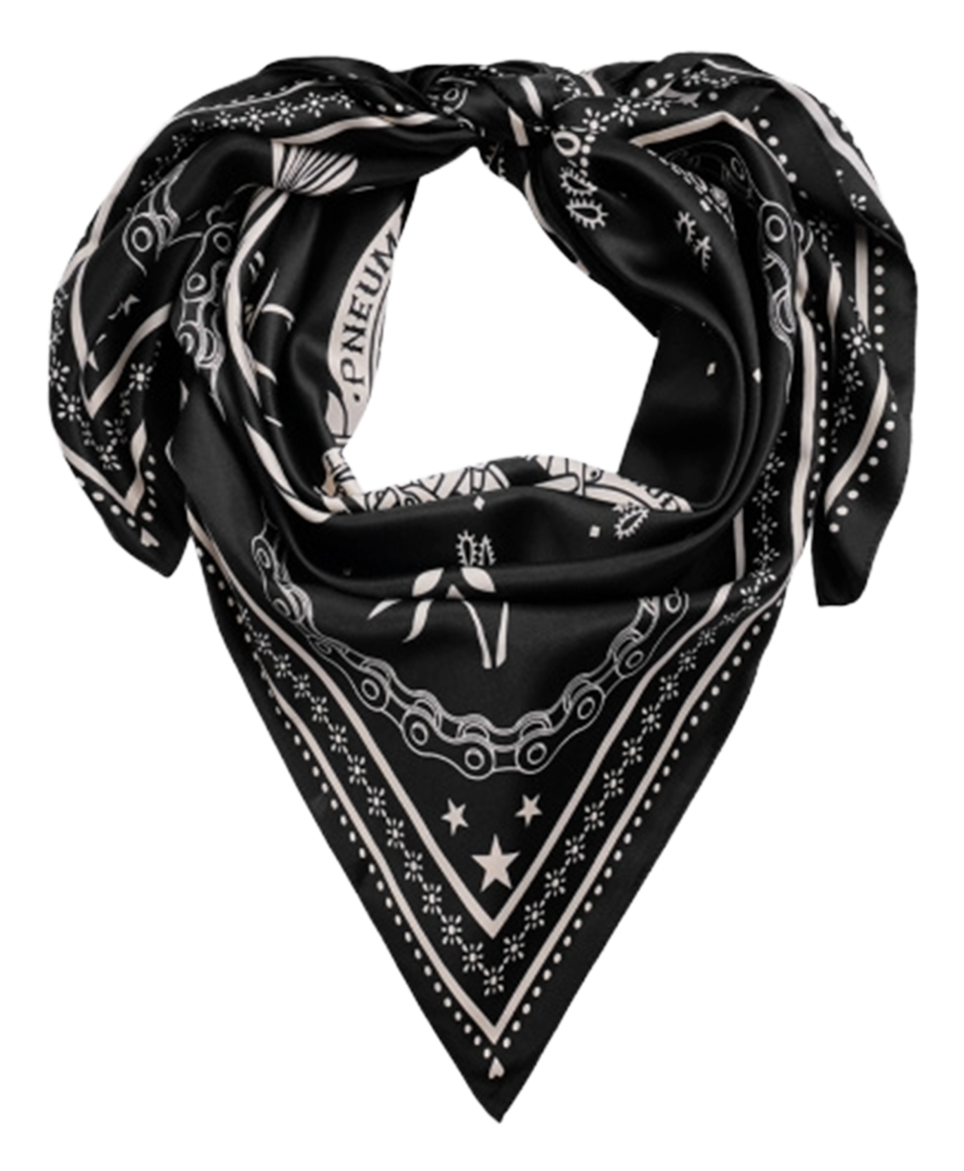 Foulard imprimé WILD Noir