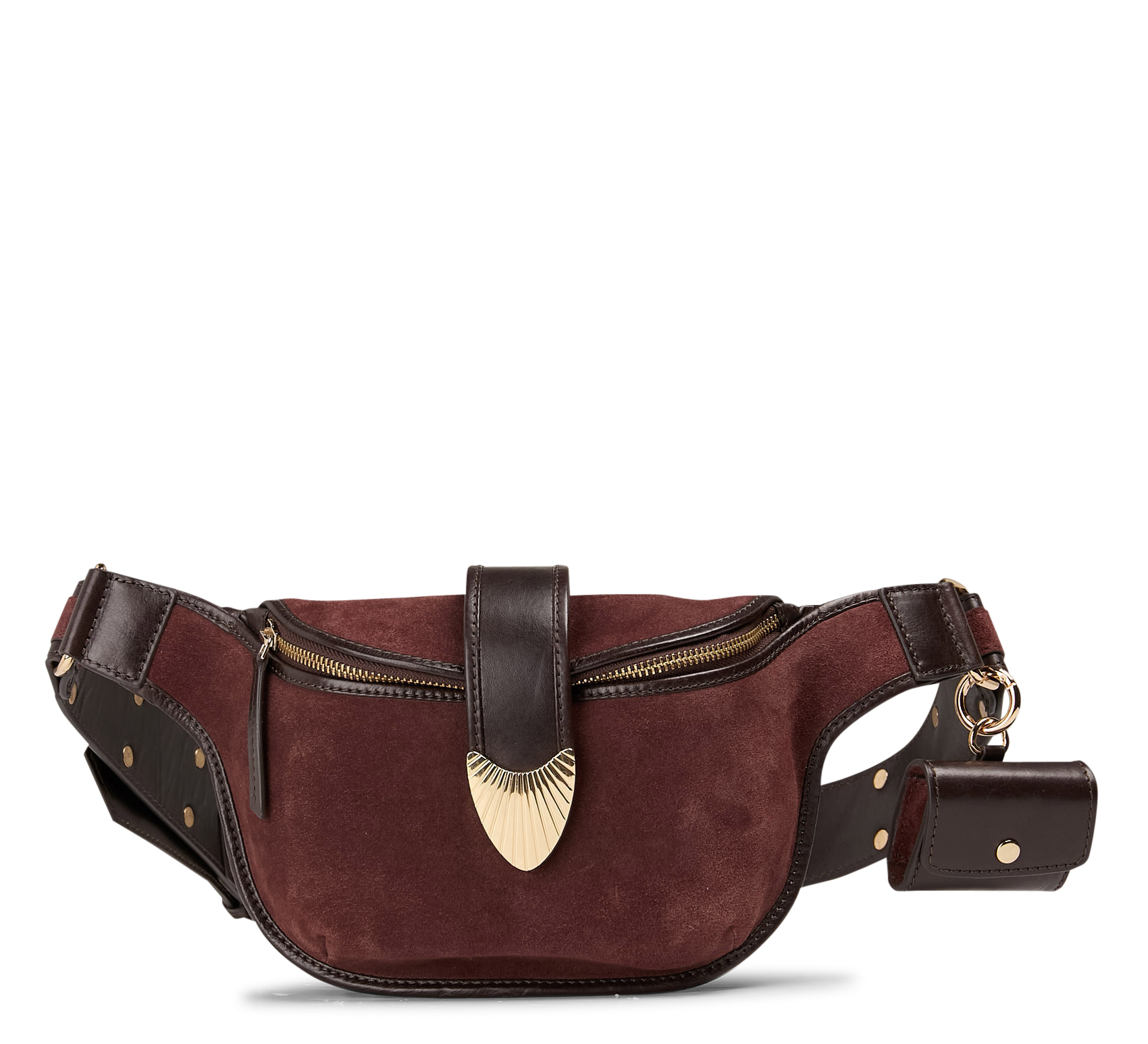 Sac banane en cuir  MAISON 123 Rouge