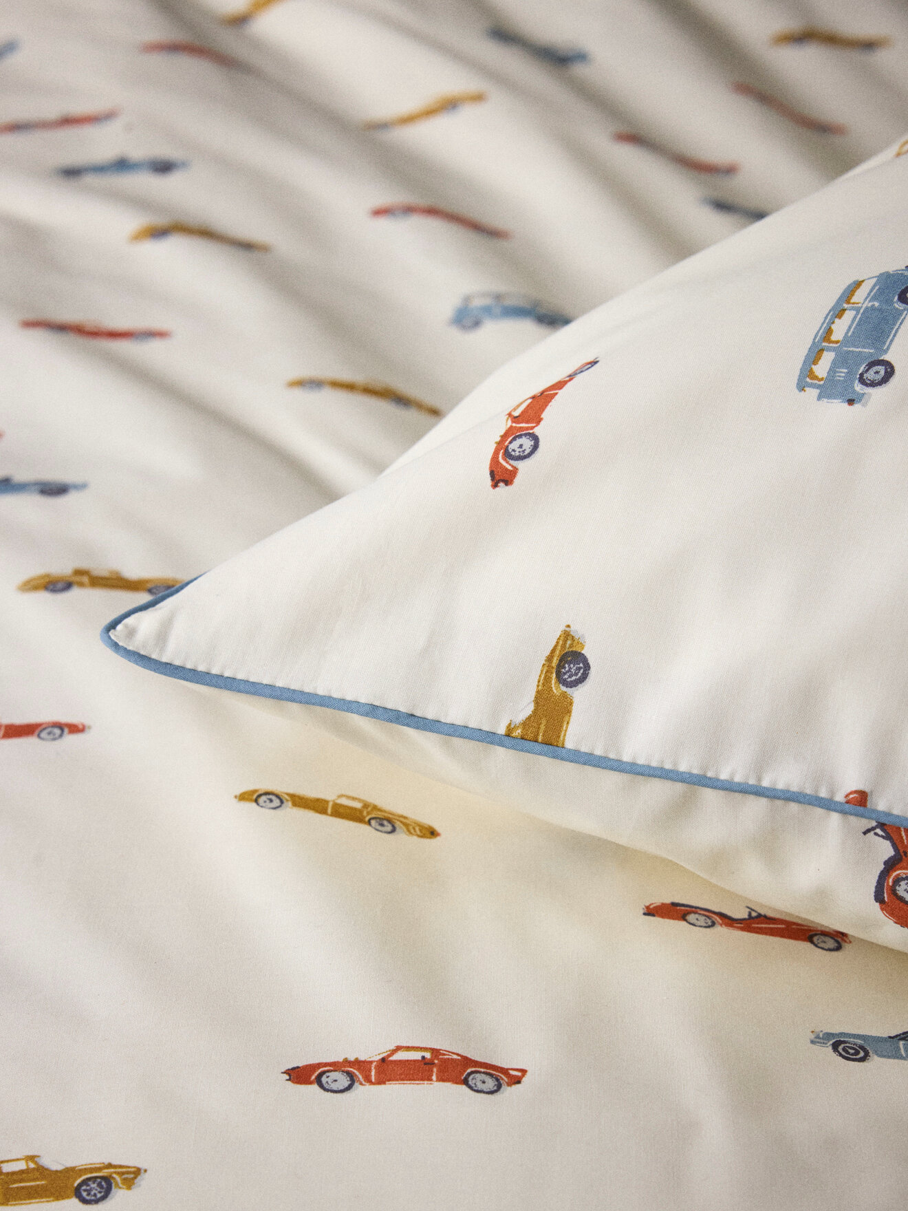 "Anatole" Percale Cotton Pillowcase CYRILLUS Beige