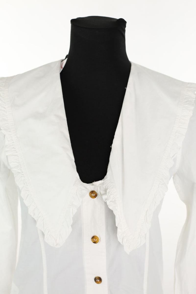 Blouse GANNI - Seconde Main White