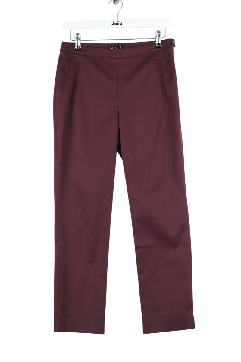 Carrot trousers AGNES B. - Seconde Main Red