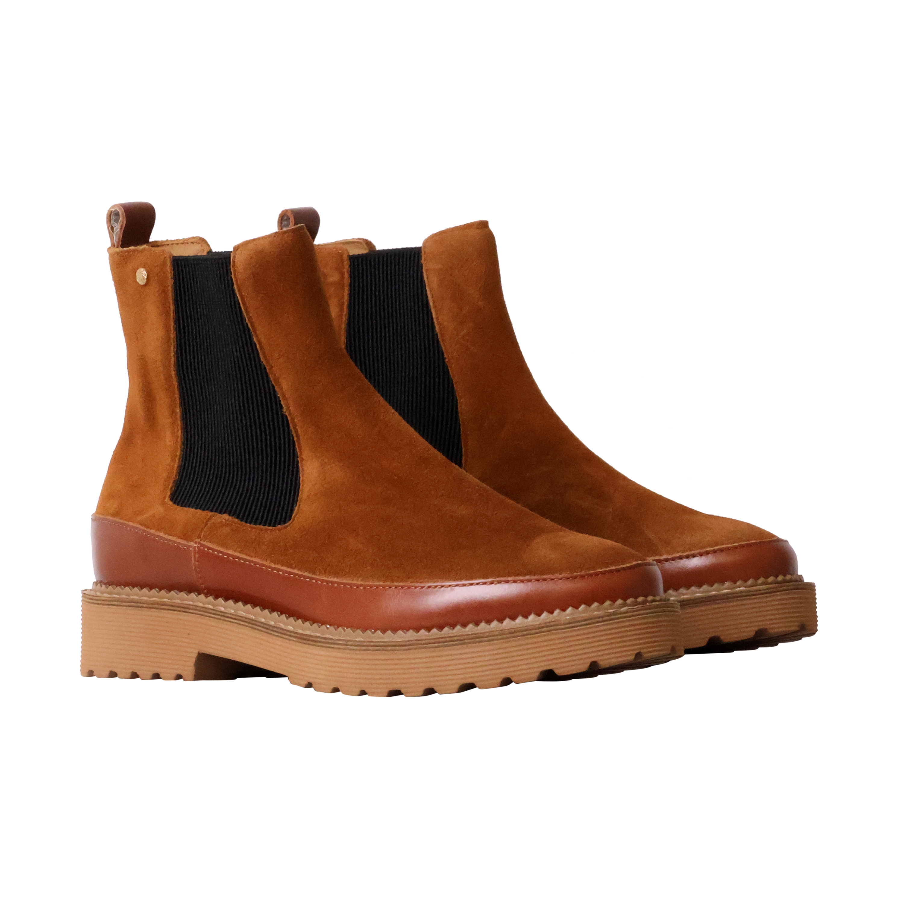 Olivia leather ankle boot Brown