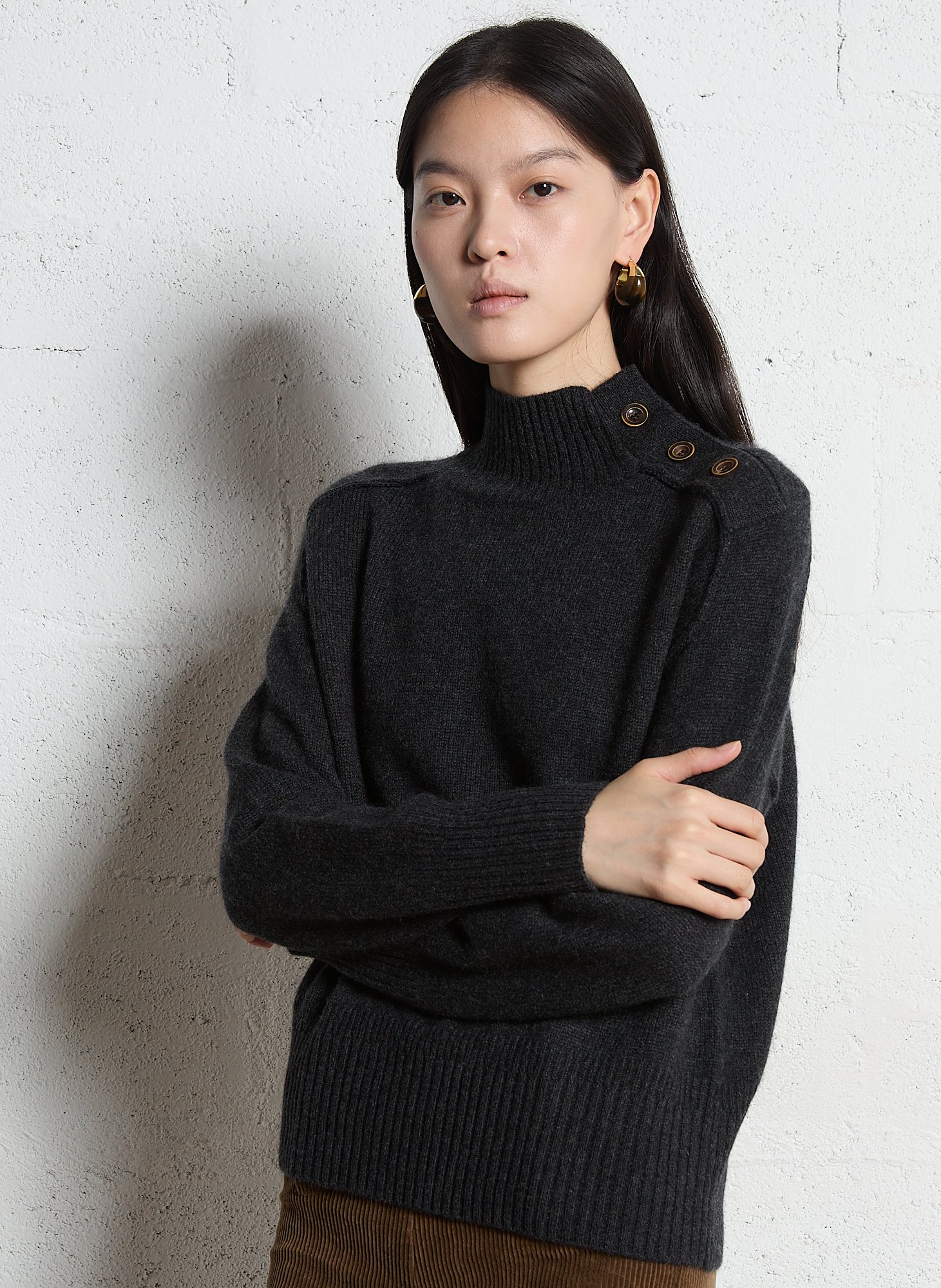Cashmere high-neck sweater MAISON 123