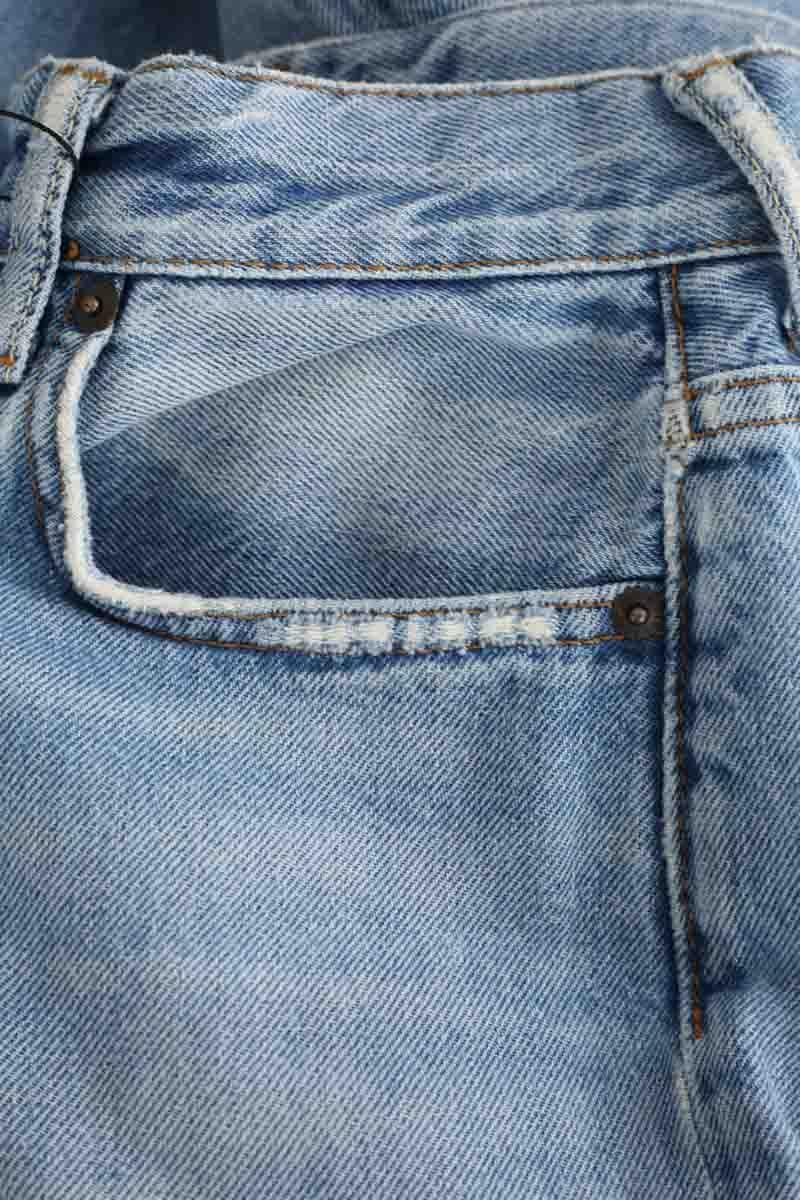 - Straight-leg jeans
- 5 pockets
- Straight cut
- Faded effect ACNE STUDIOS - Seconde Main Blue