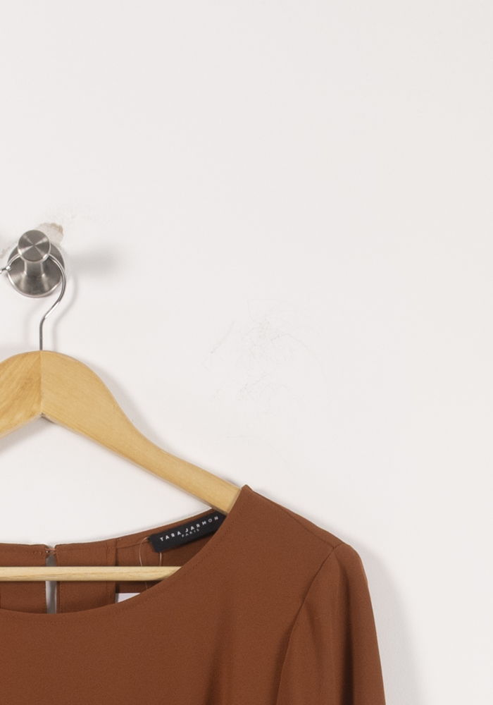 Long dress TARA JARMON - Seconde Main Brown