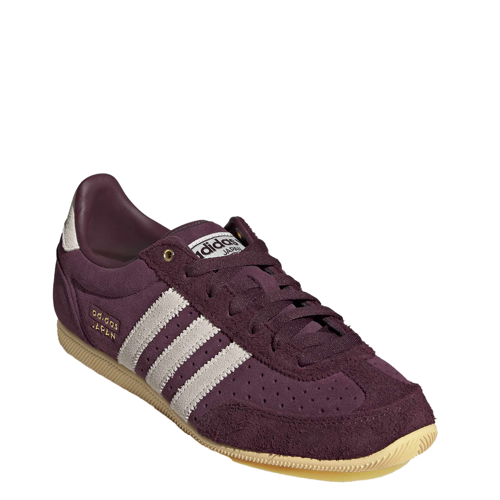 Baskets basses en cuir velours ADIDAS Rouge