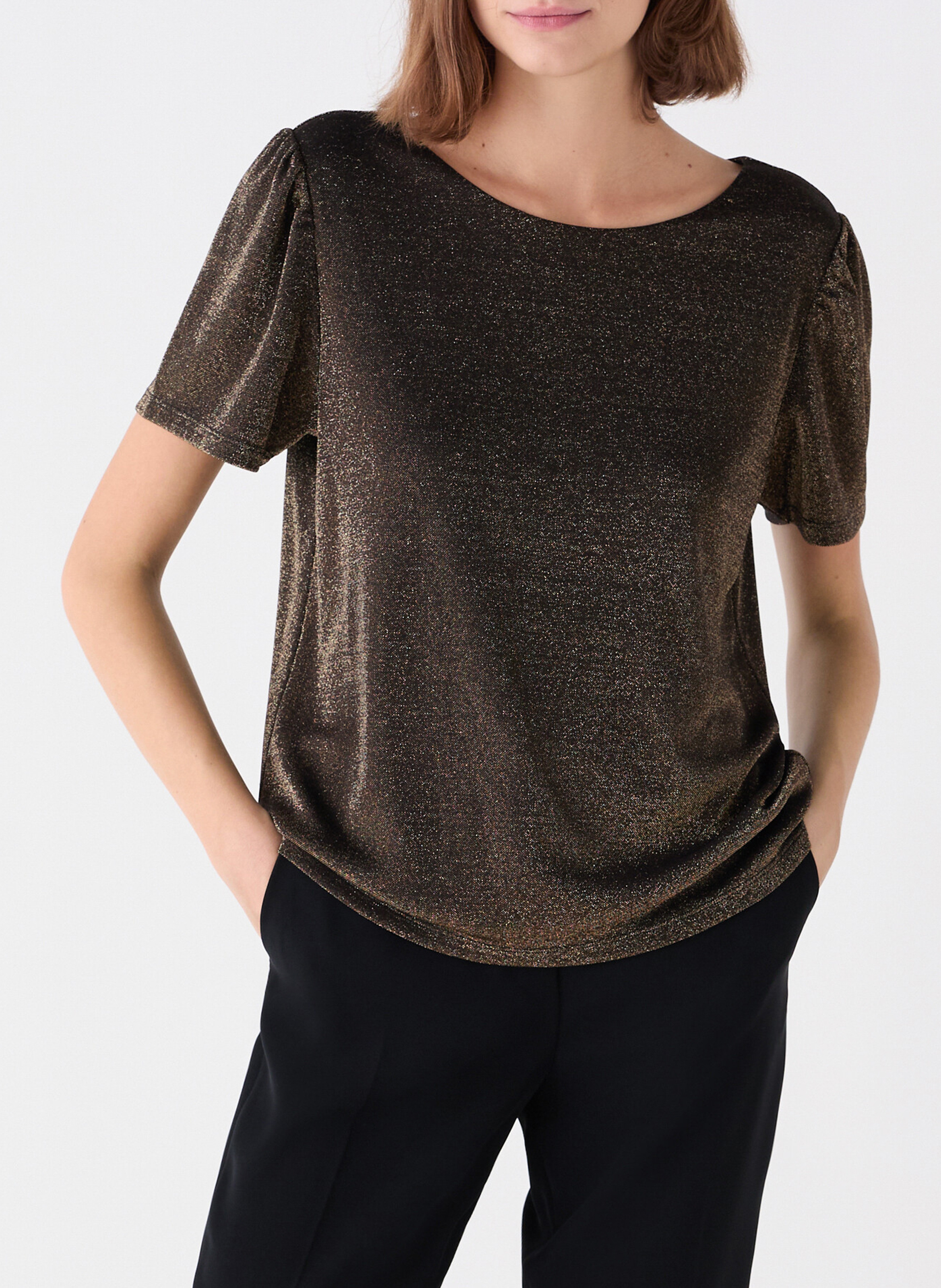 Tee-shirt col rond CAROLL Orange