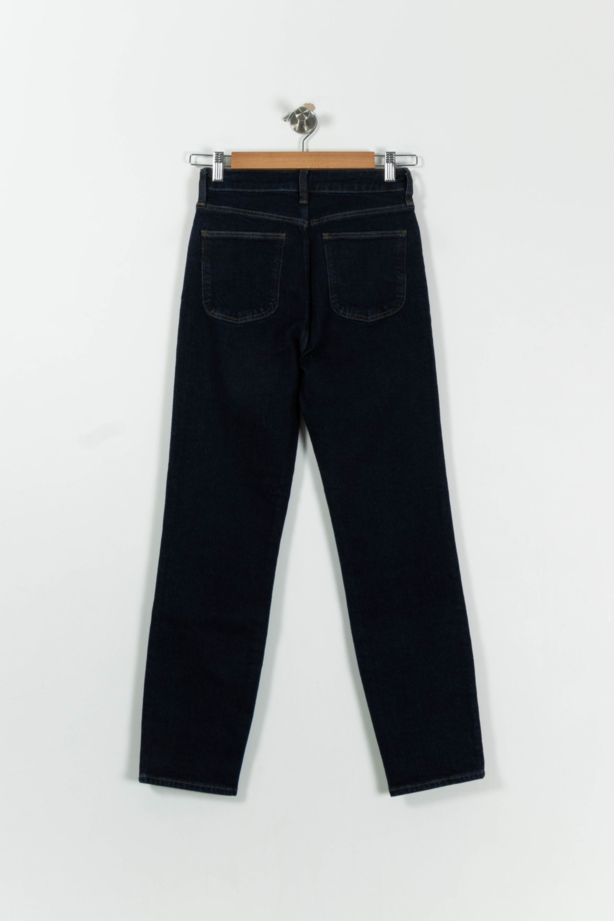 Cropped slim jeans with studs COMPTOIR DES COTONNIERS - Seconde main Blue