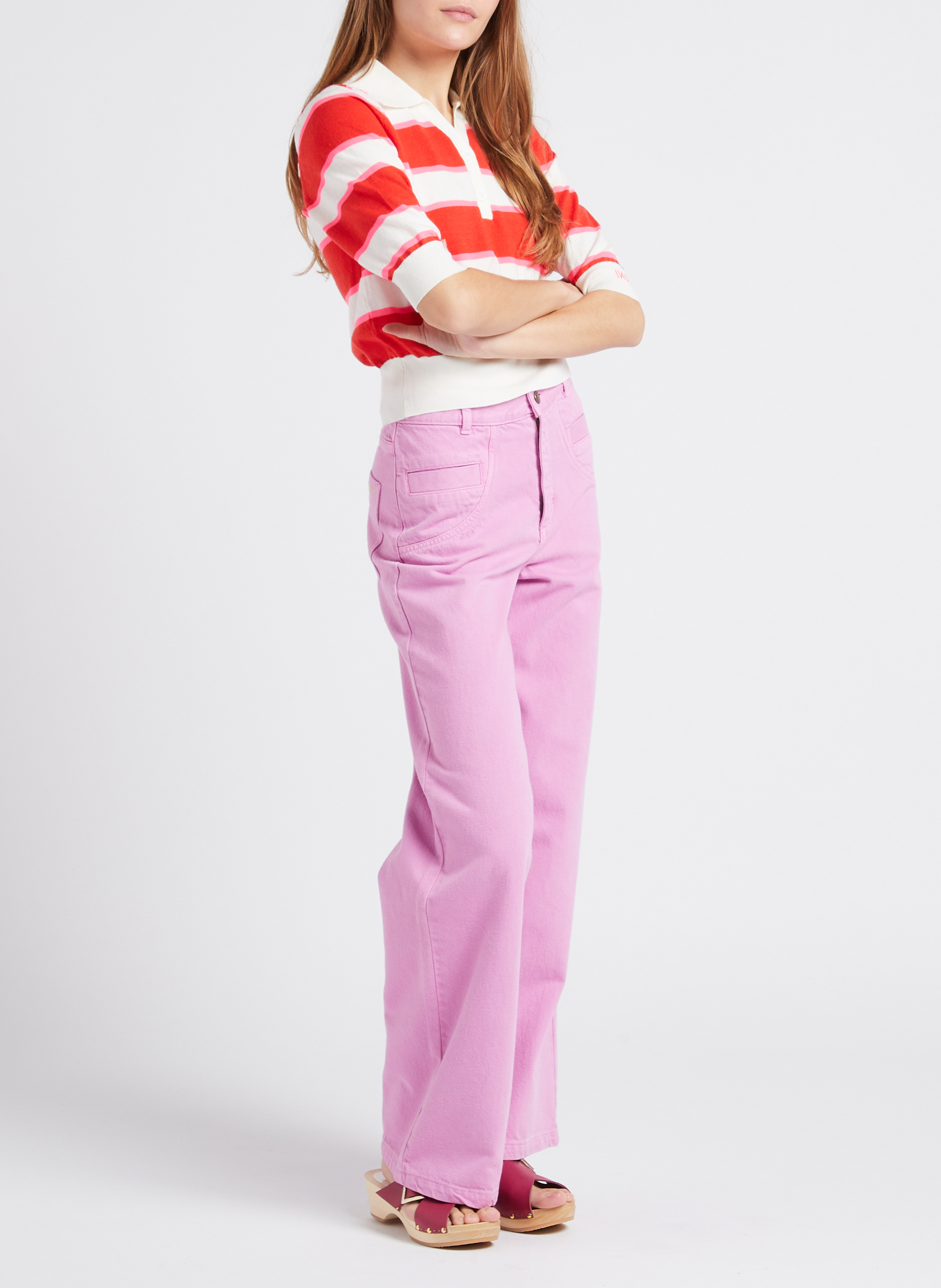 Sandalen met open hiel en gesp - Look 9