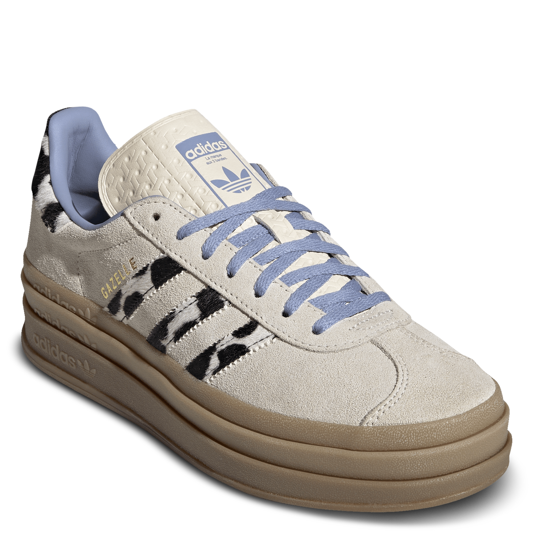 Low-top leather platform sneakers ADIDAS White