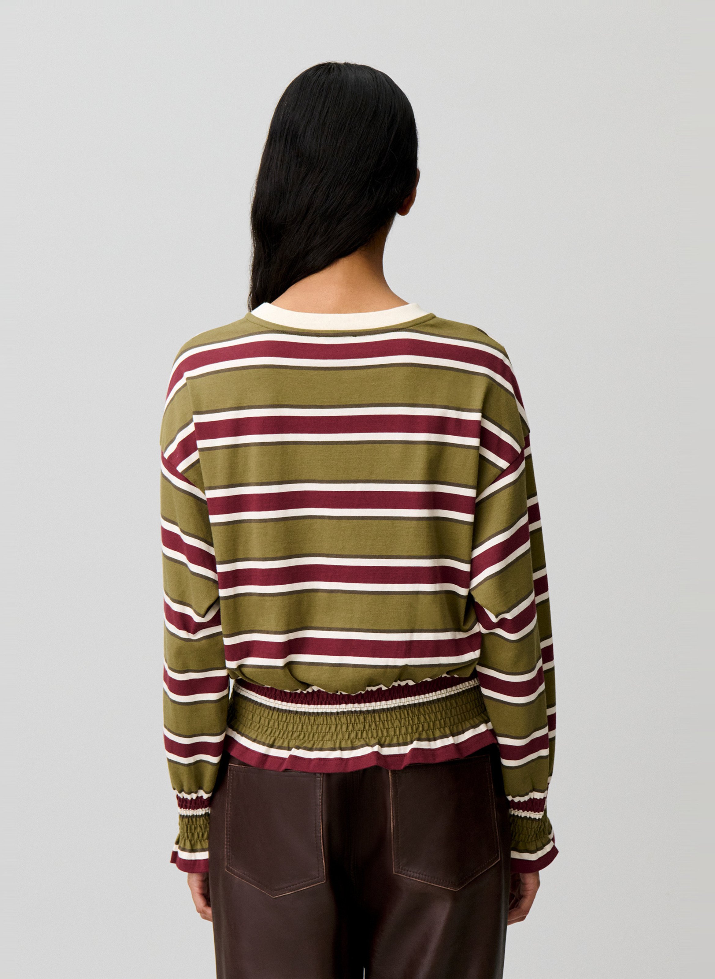 Gestreepte top met lange mouwen CLAUDIE PIERLOT Veelkleurig