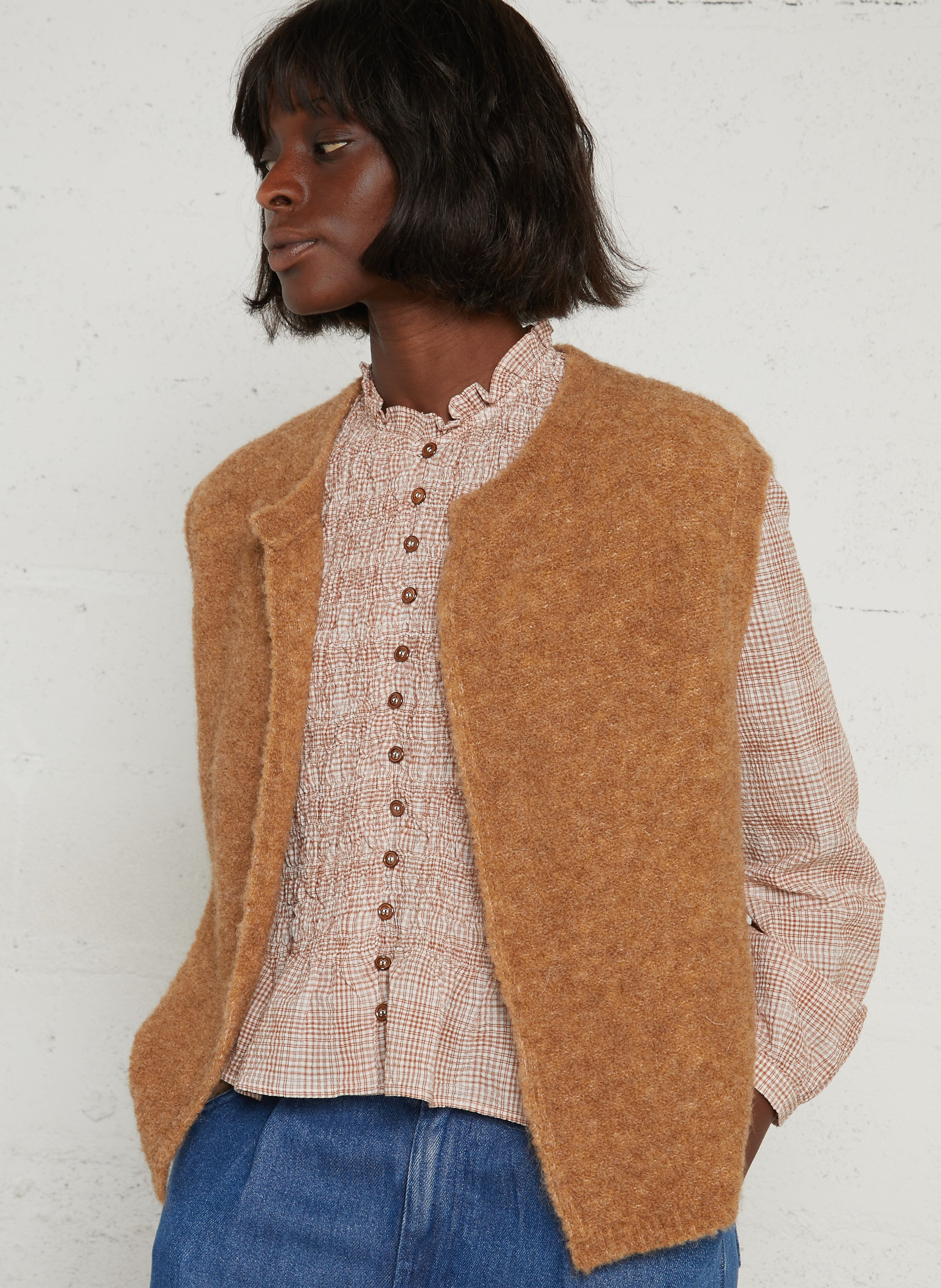 Gilet sans manches droit DES PETITS HAUTS