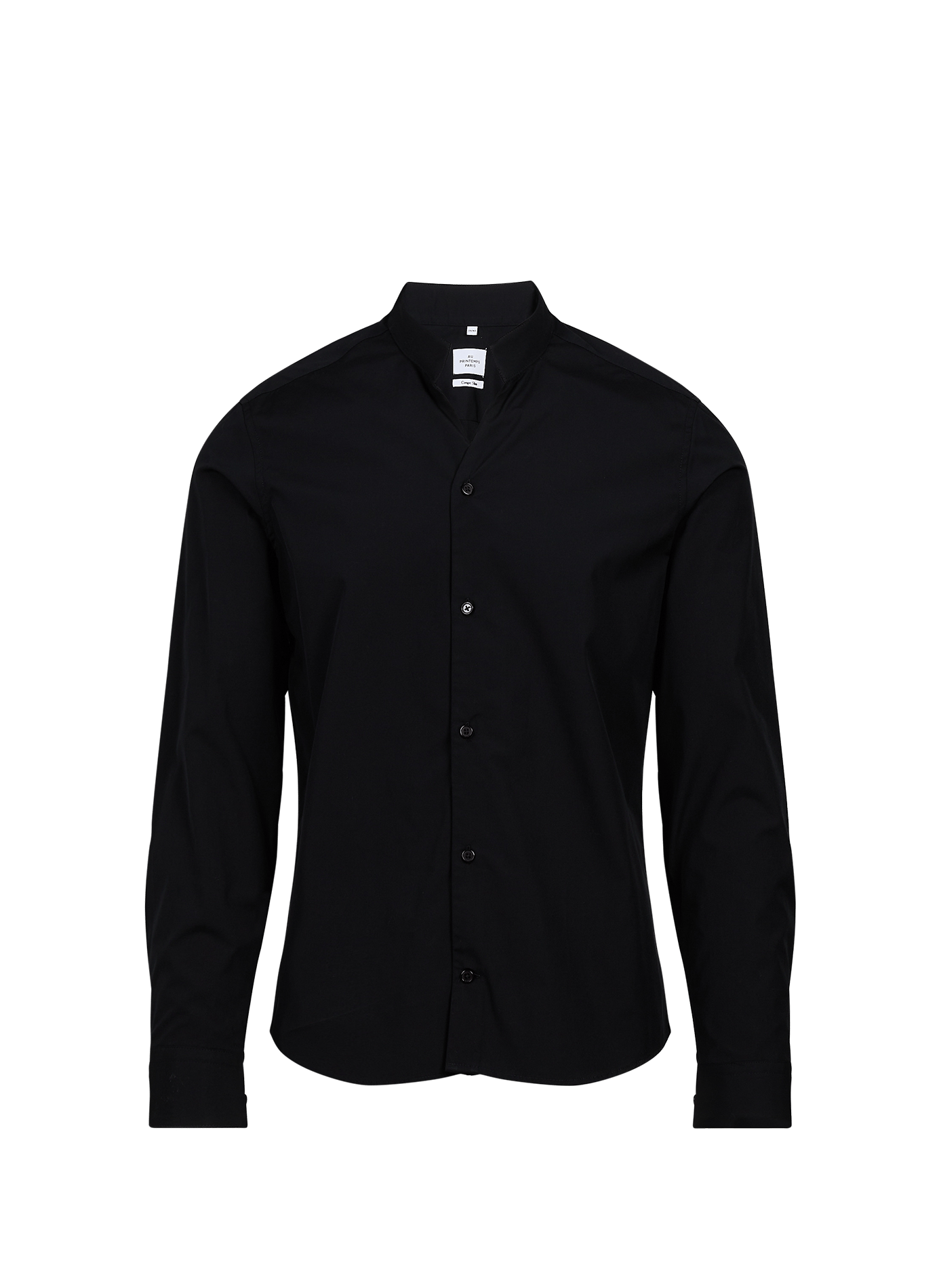Fitted Icol-S shirt in Icol-S cotton AU PRINTEMPS PARIS Black