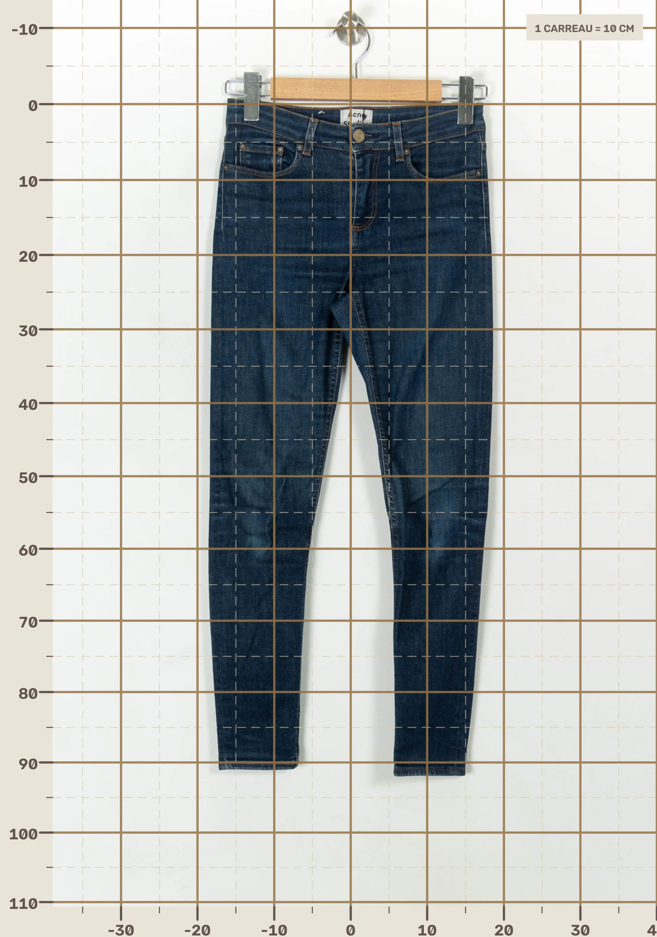 Jeans ACNE STUDIOS - Seconde Main Blue