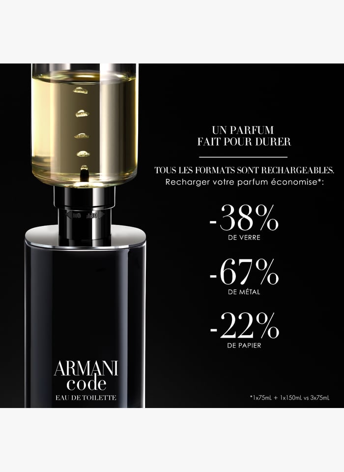 Armani Code Eau de Toilette Rechargeable