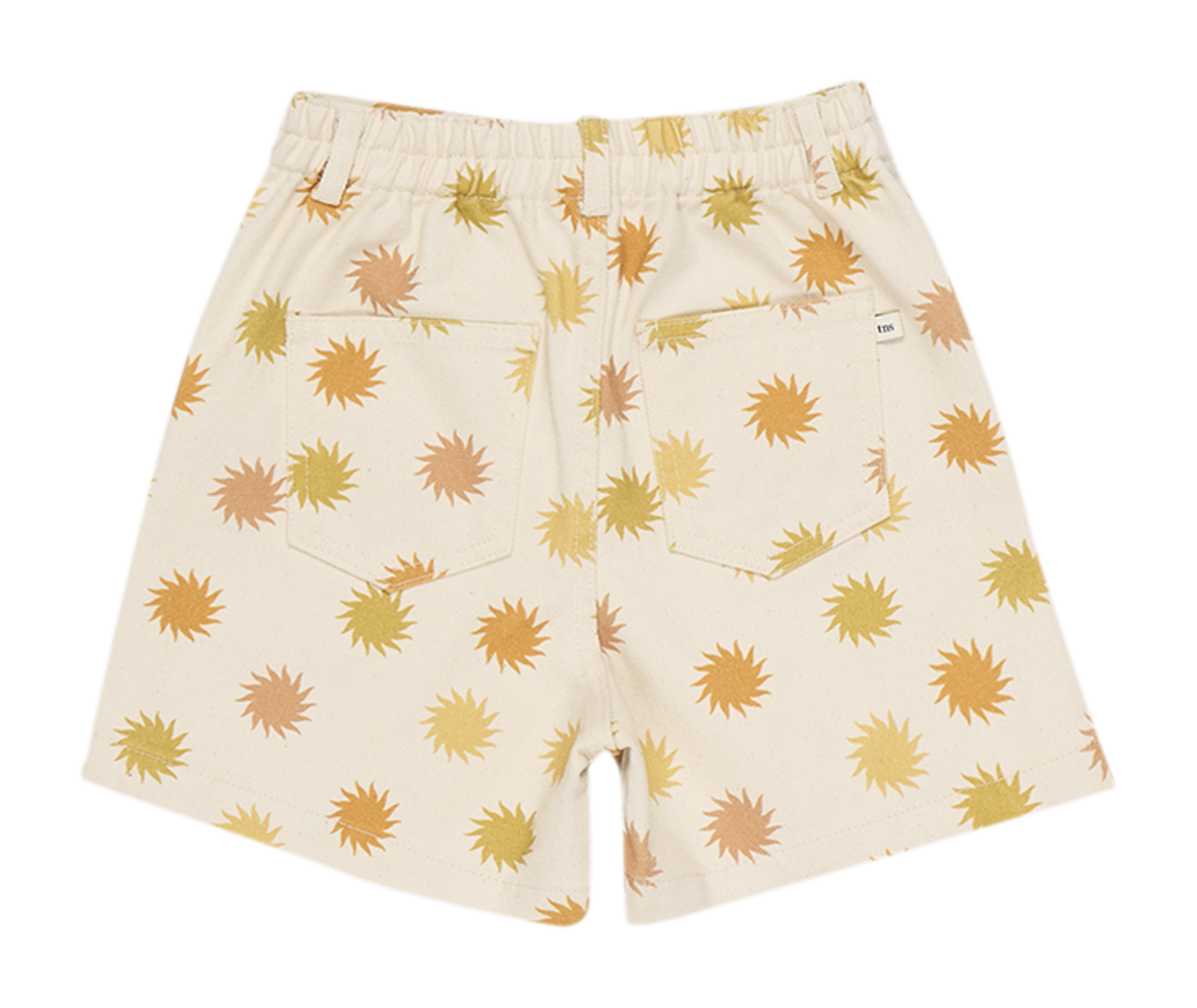 High-waisted printed cotton shorts THE NEW SOCIETY Pink