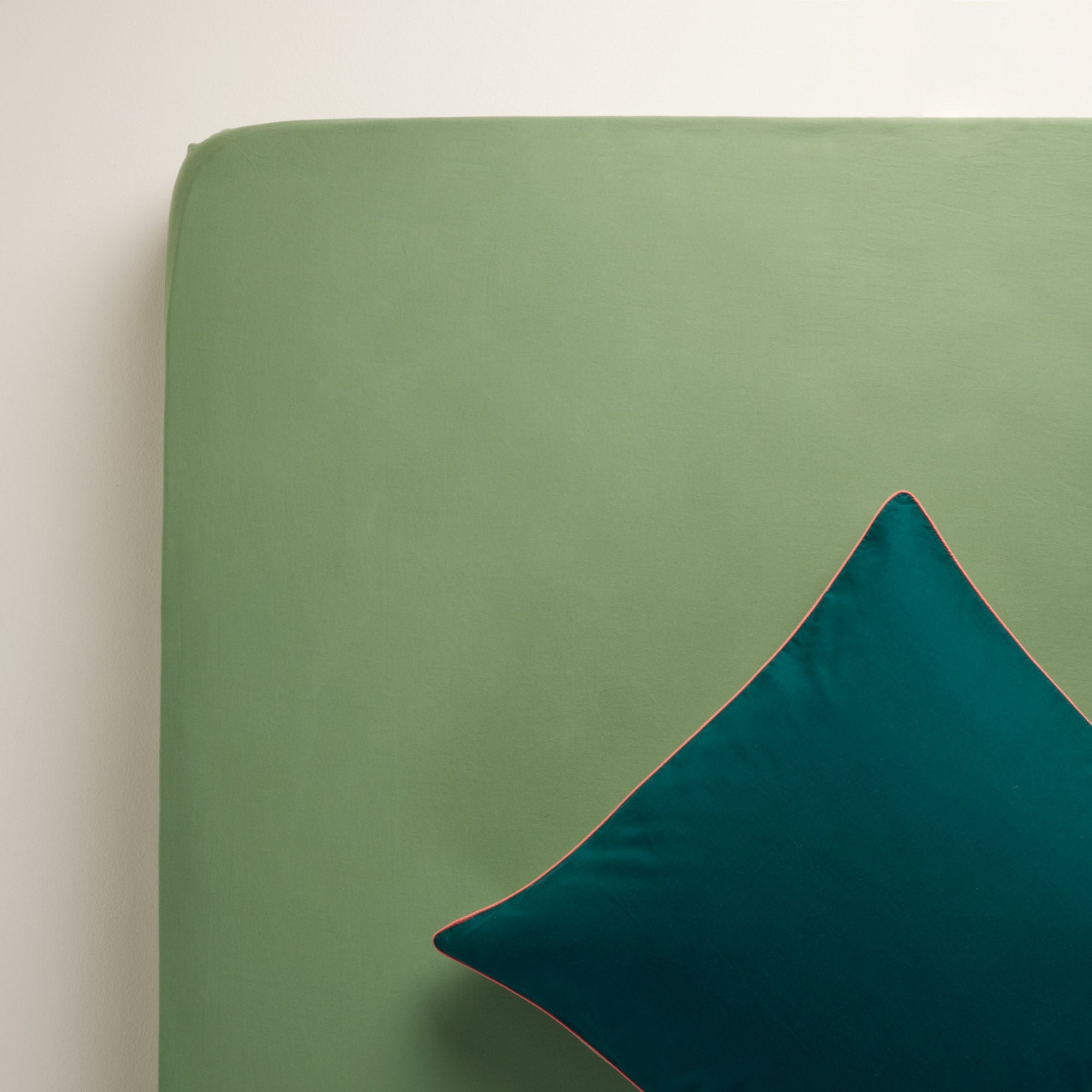 ADEN - Fitted Sheet in Cotton MADURA Green