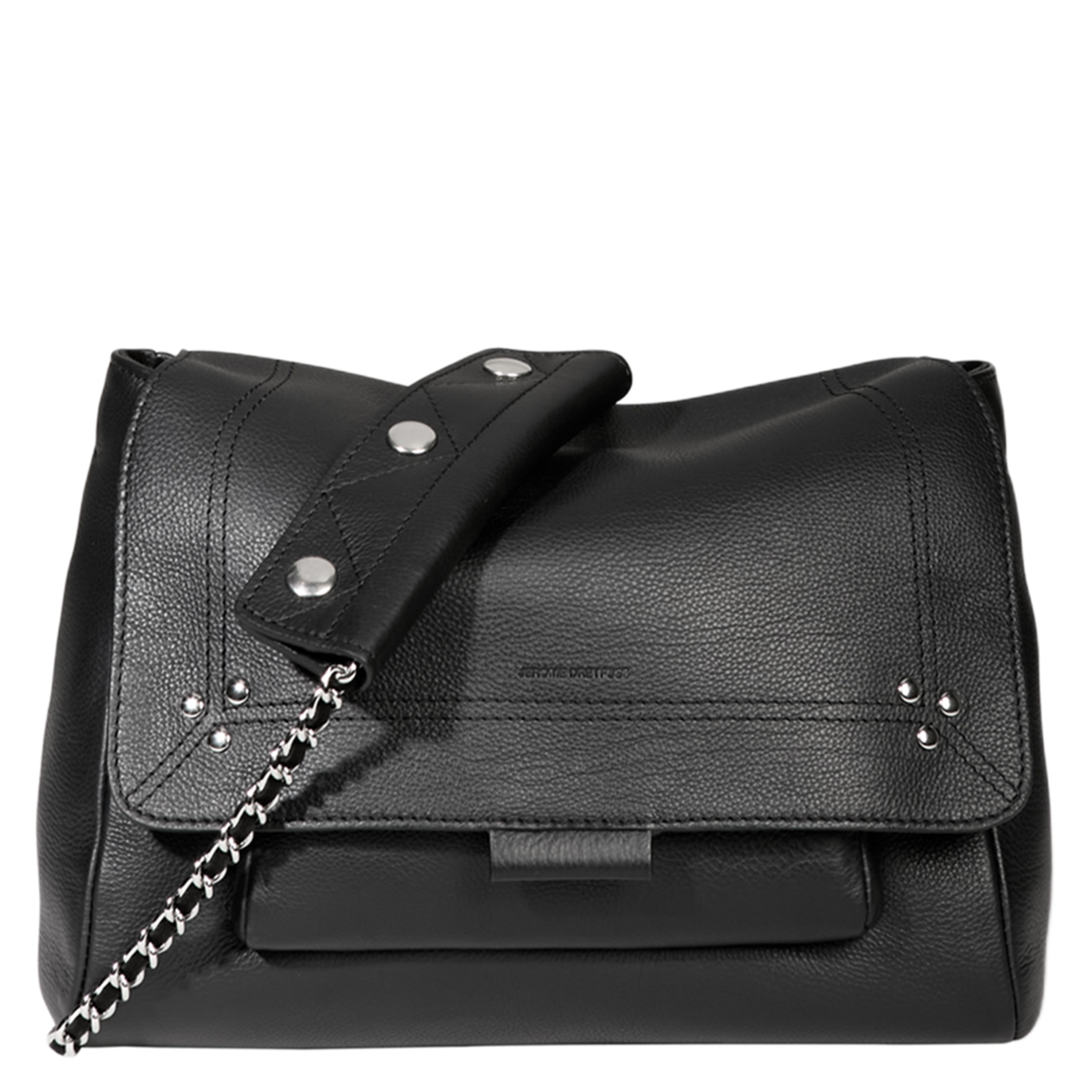 Sac besace porté épaule en cuir JEROME DREYFUSS Noir