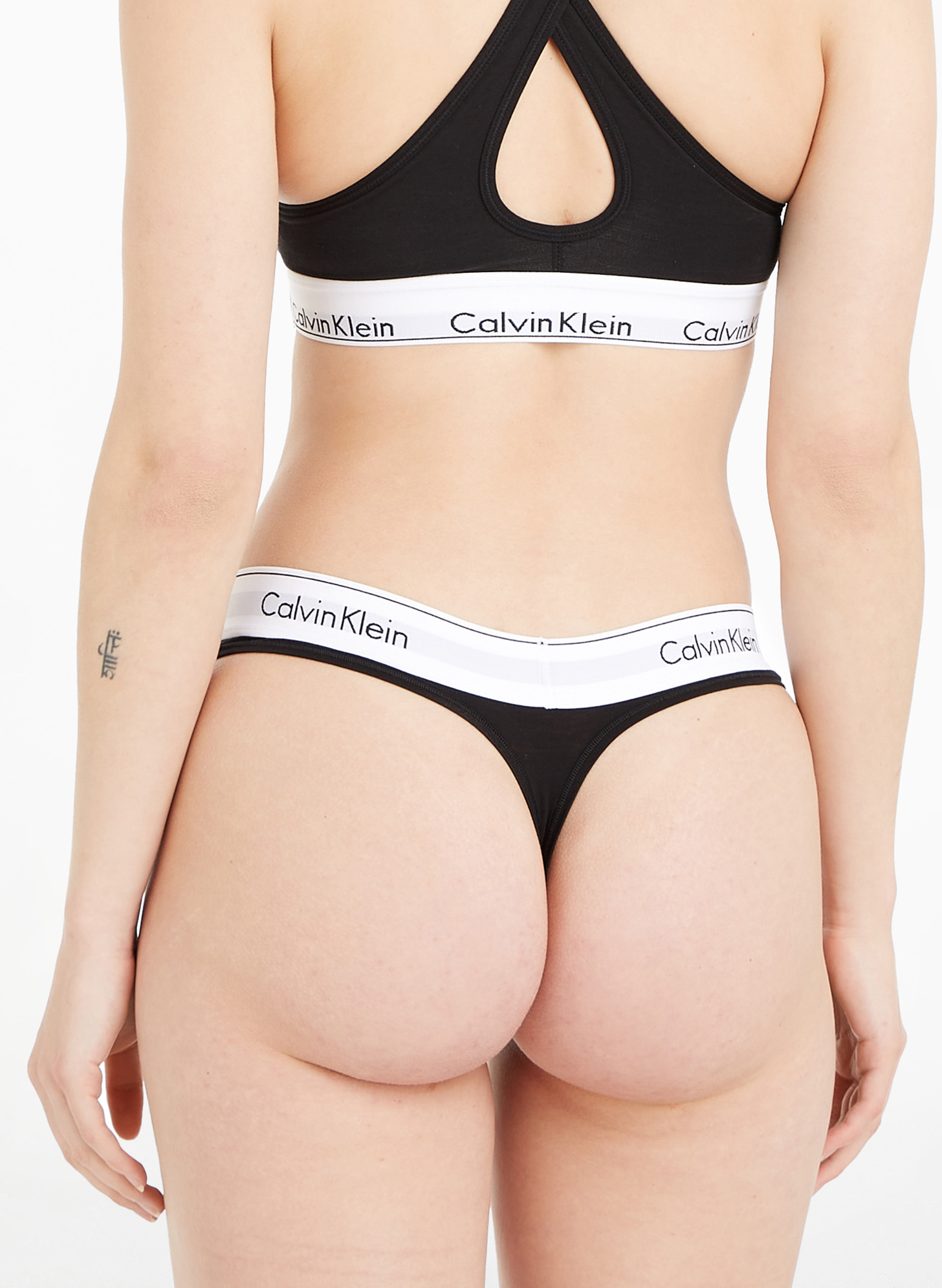 Cotton string CALVIN KLEIN UNDERWEAR Black