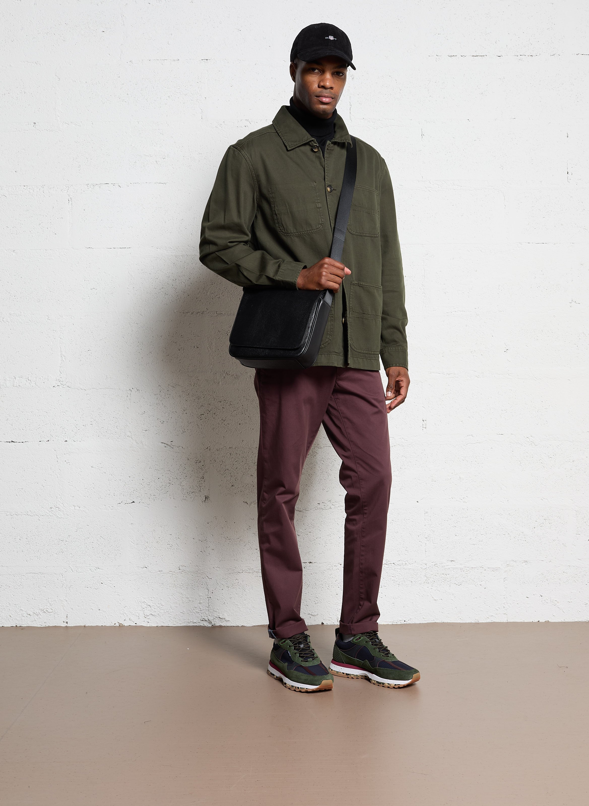 Handtas van leer - Look 1