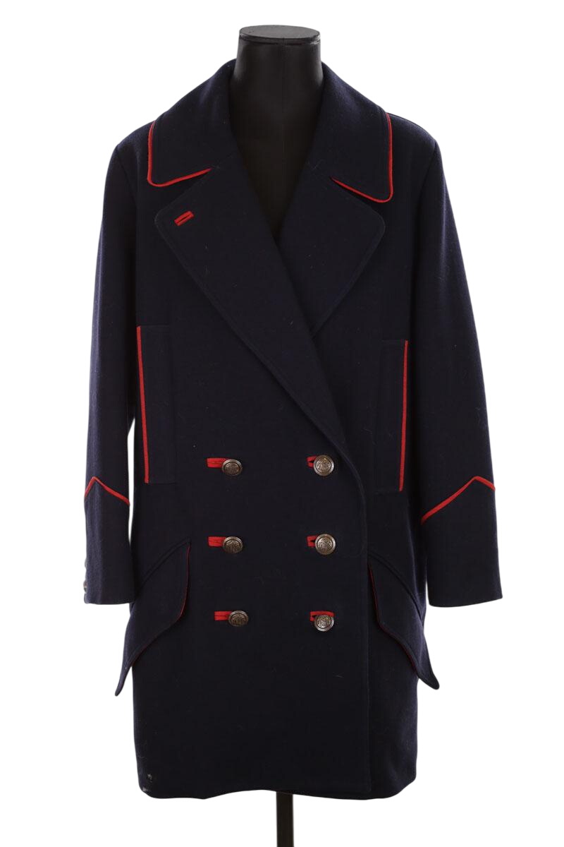 Cotton coat ISABEL MARANT - Seconde Main Blue