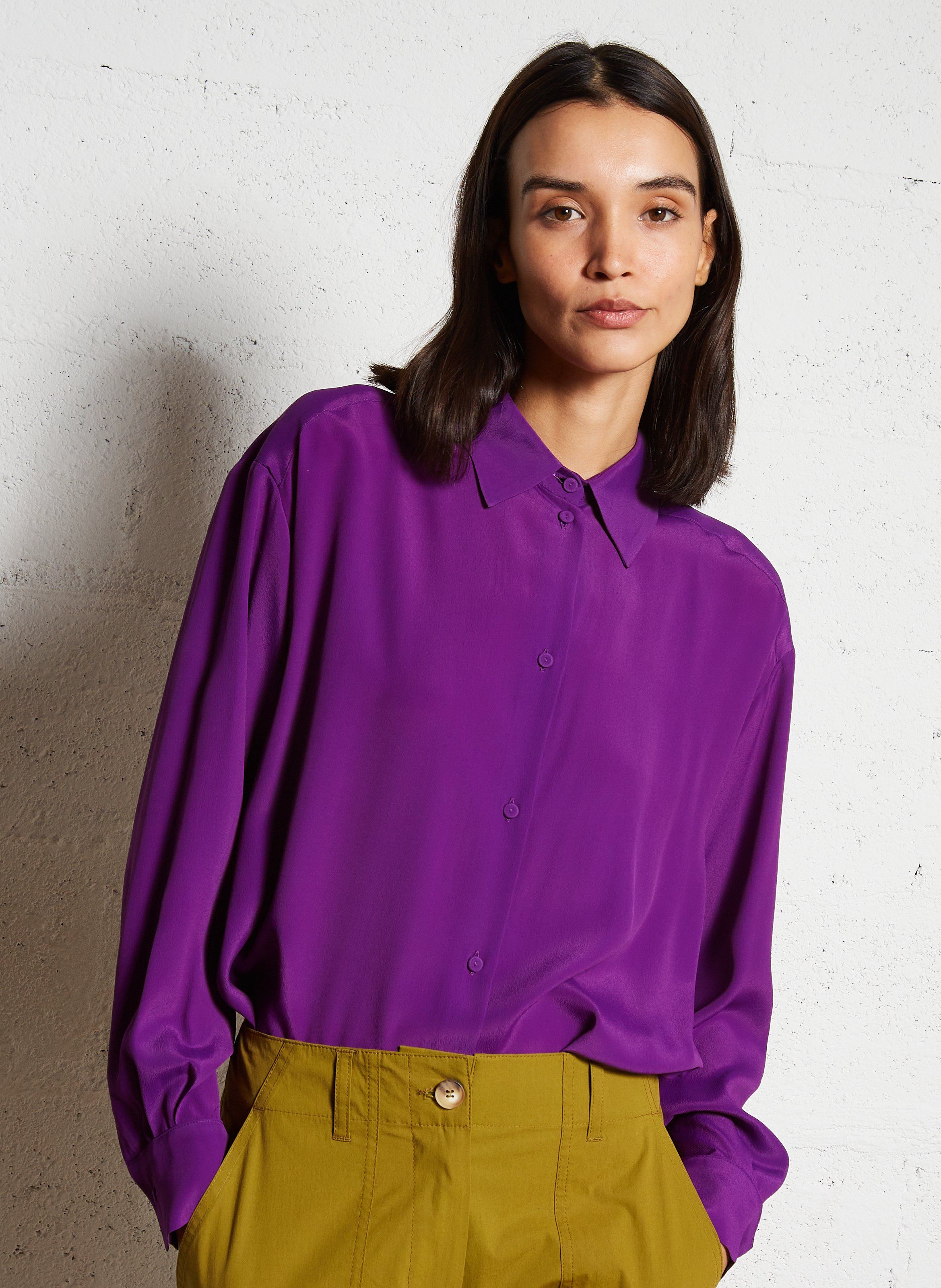 Straight shirt MOMONI Purple