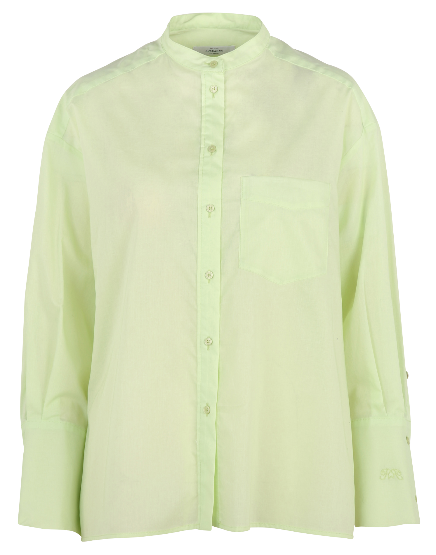 Chemise droite boutonnée ROSEANNA Vert