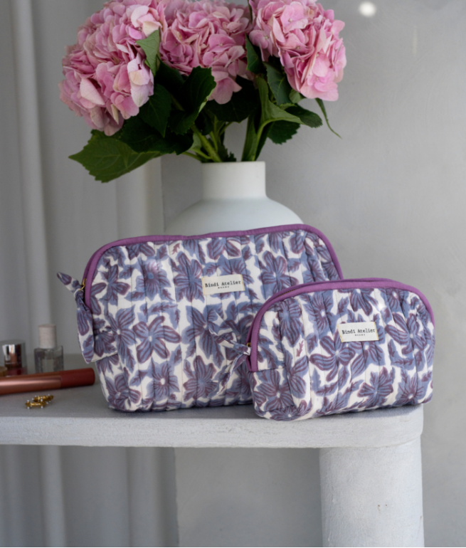 Make-up bag BINDI ATELIER Blue