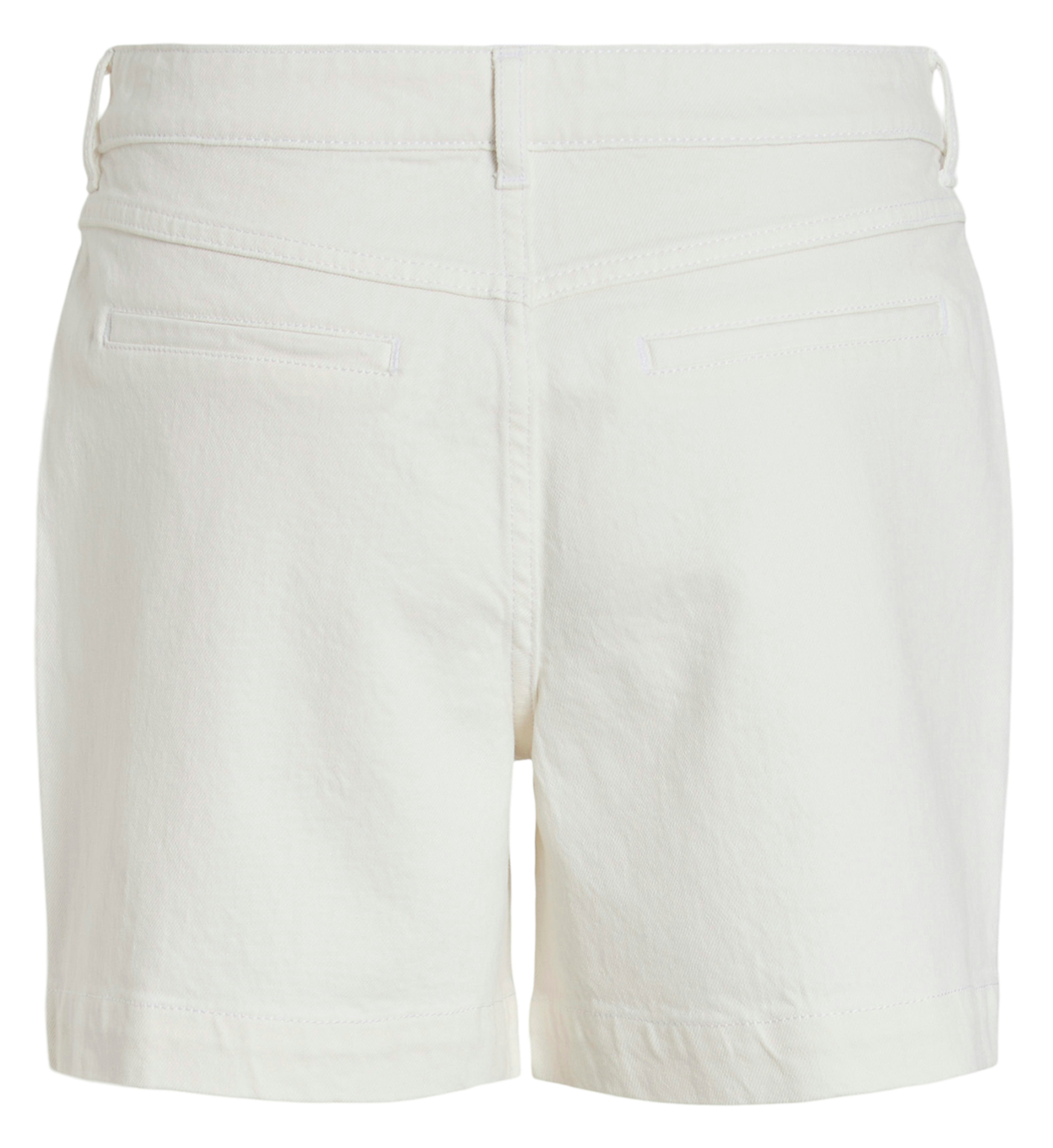 Short droit en coton mélangé VILA Blanc