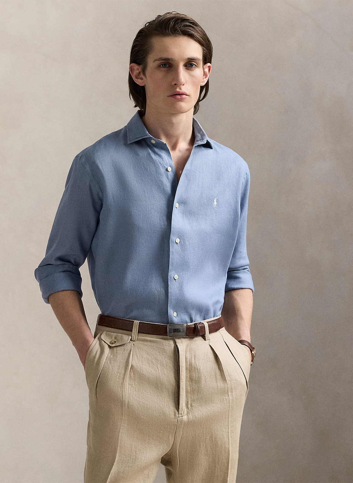 Chemise regular en lin POLO RALPH LAUREN