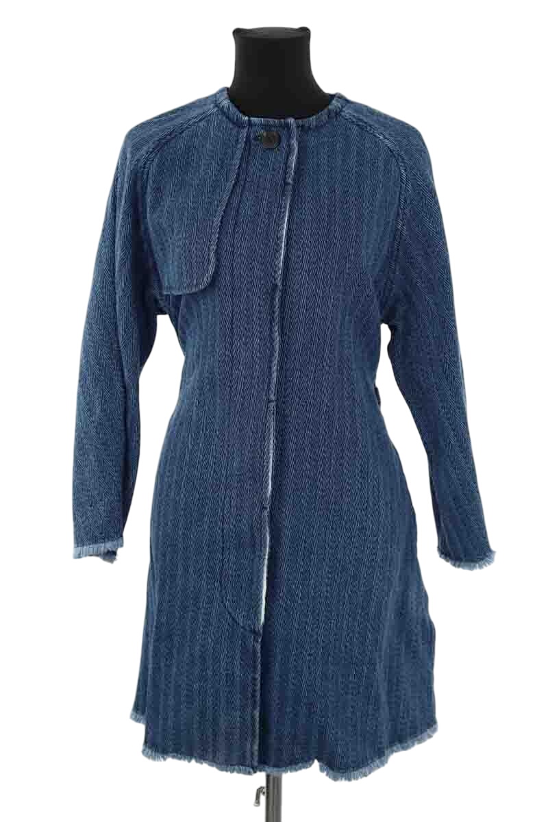 Cotton coat ISABEL MARANT ÉTOILE - SECONDE MAIN Blue