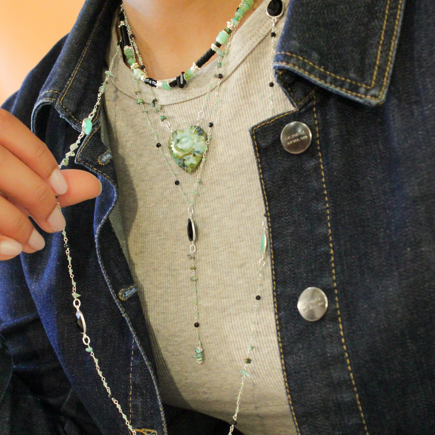 Collier chapelet - louise L'ATELIER DES DAMES Argent