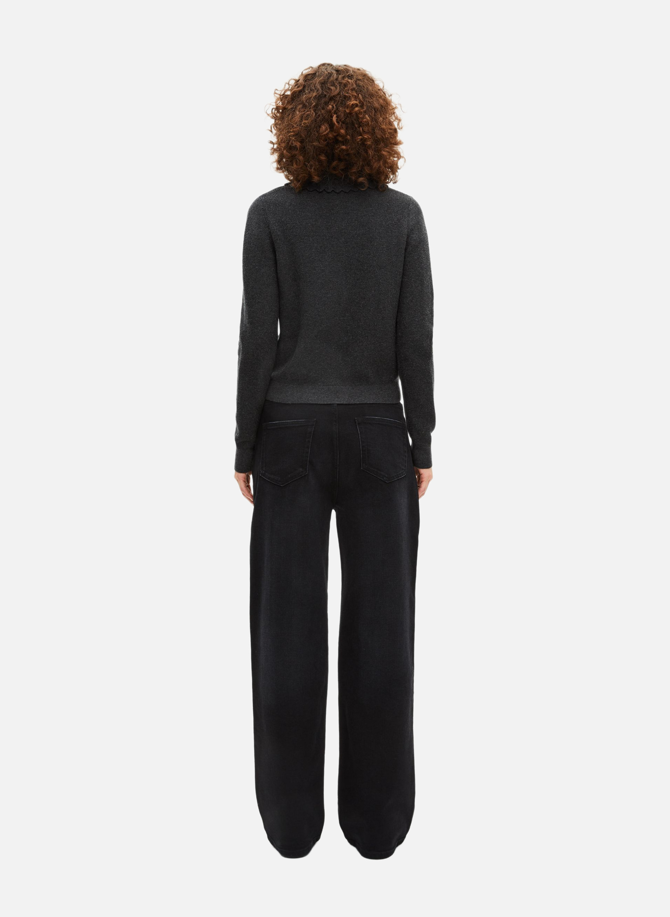 Sweater with collar THE KOOPLES Black