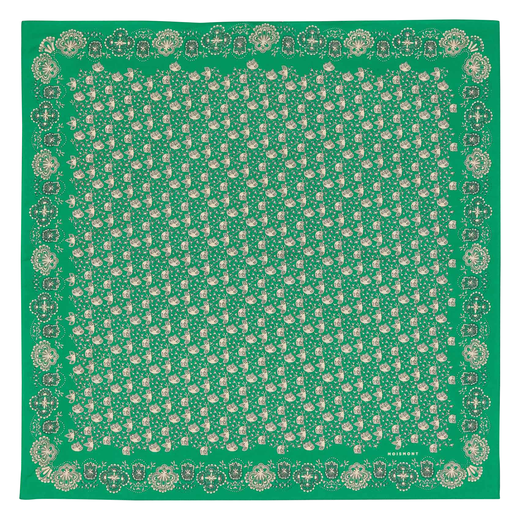 Foulard en coton MOISMONT Vert