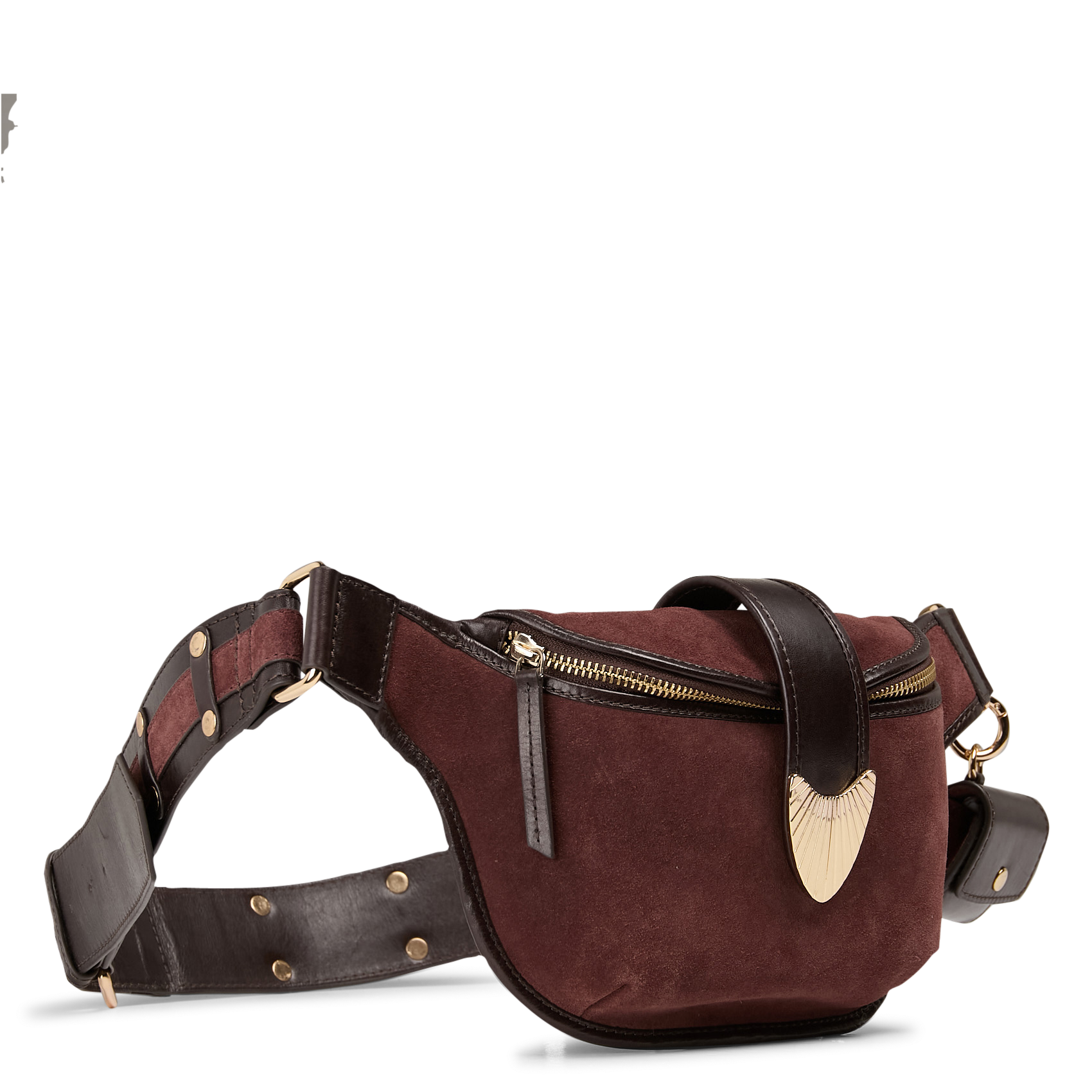 Sac banane en cuir  MAISON 123 Rouge