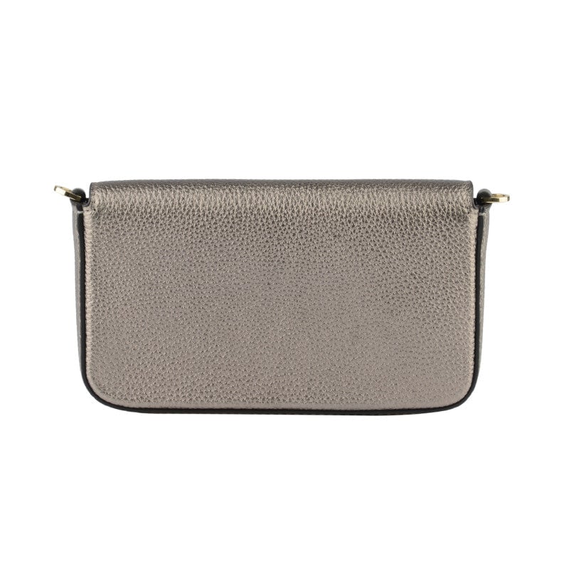 Sac porté épaule - cuir de vachette POURCHET Gris