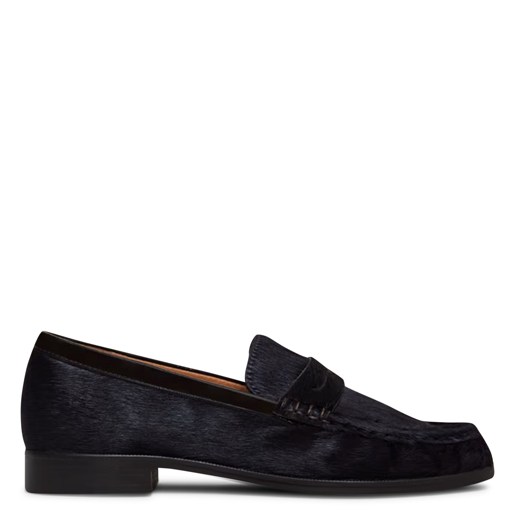 Pony leather moccasins JONAK Brown