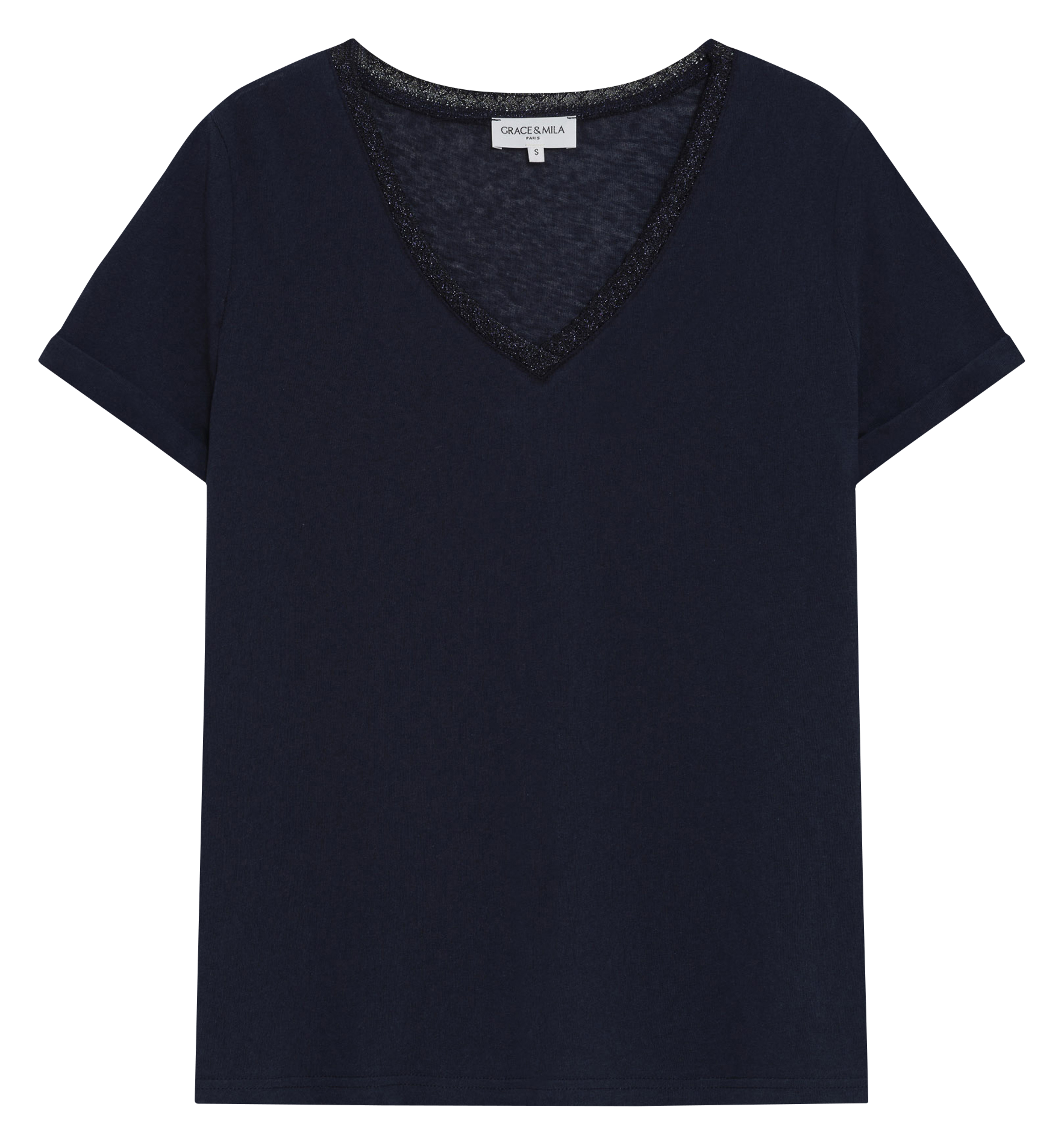 Basic cotton-mix T-shirt VASCO Marine