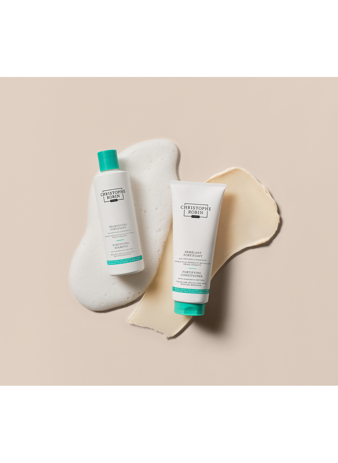 Shampooing Fortifiant aux Peptides d'Amarante CHRISTOPHE ROBIN No color